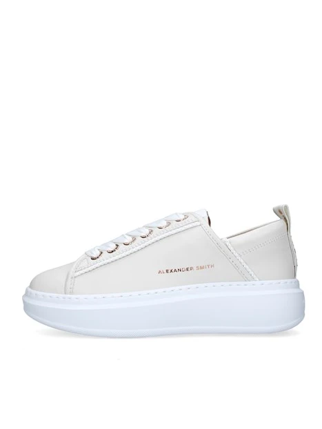 SNEAKERS PLATFORM WEMBLEY DONNA BIANCO PANNA