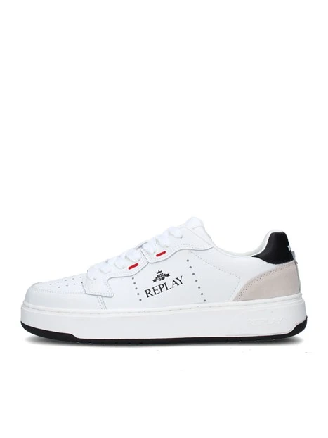 SNEAKERS BASSE RZ6Z0001L UOMO BIANCO NERO