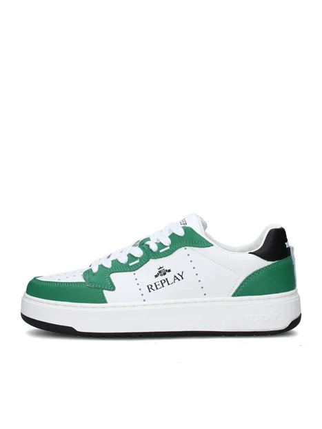 SNEAKERS BASSE RZ6Z0001L UOMO VERDE BIANCO