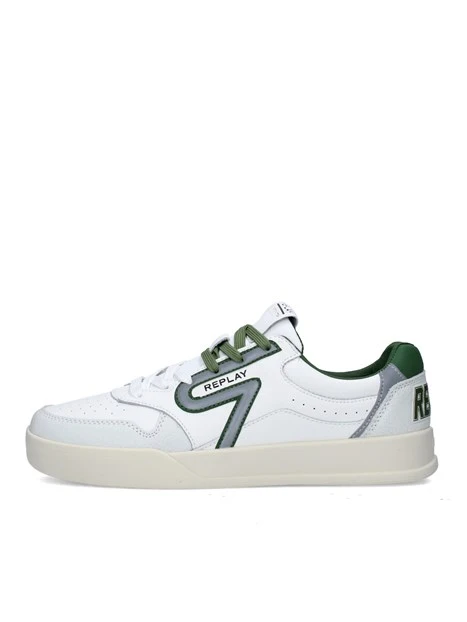 SNEAKERS BASSE RZ5N0008L UOMO BIANCO VERDE