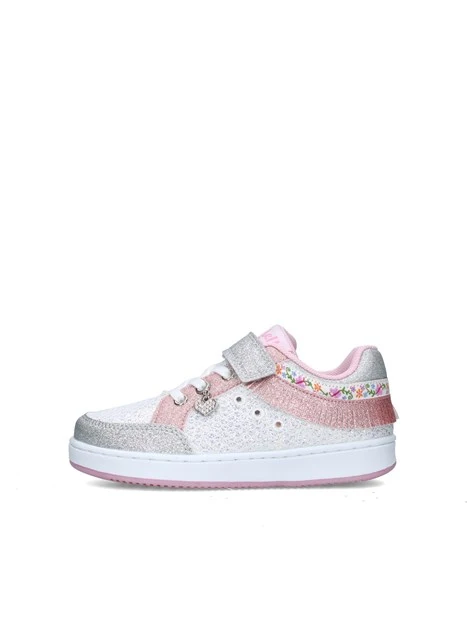 SNEAKERS BASSE LKAL8054A00 BAMBINA BIANCO ARGENTO