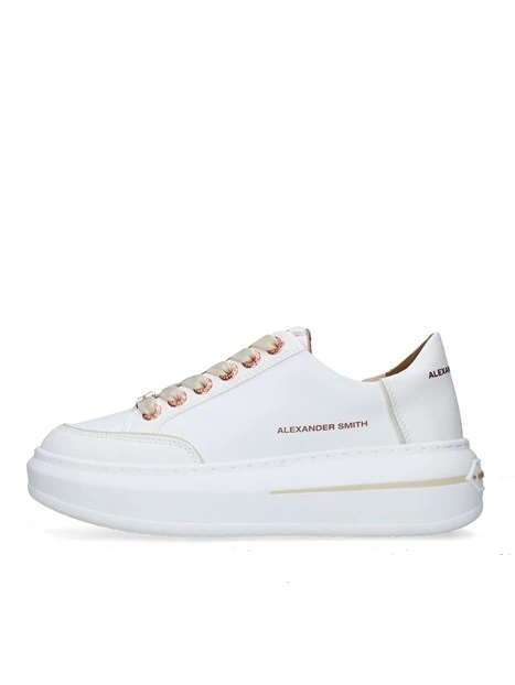 SNEAKERS BASSE LANCASTER DONNA BIANCO AVORIO