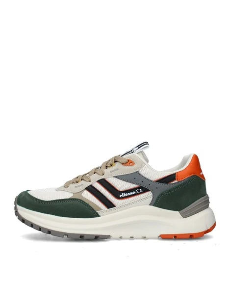 SNEAKERS BASSE GRADY001 BIANCO VERDE ARANCIO