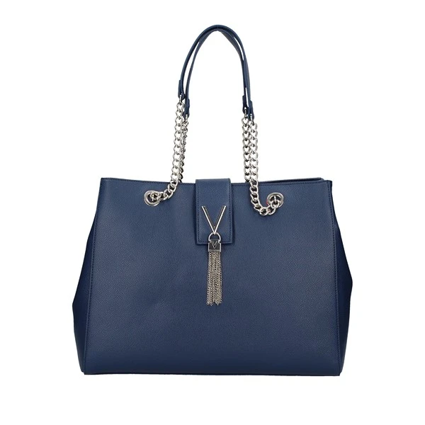 BORSA A SPALLA DIVINA CON LOGO DONNA BLU