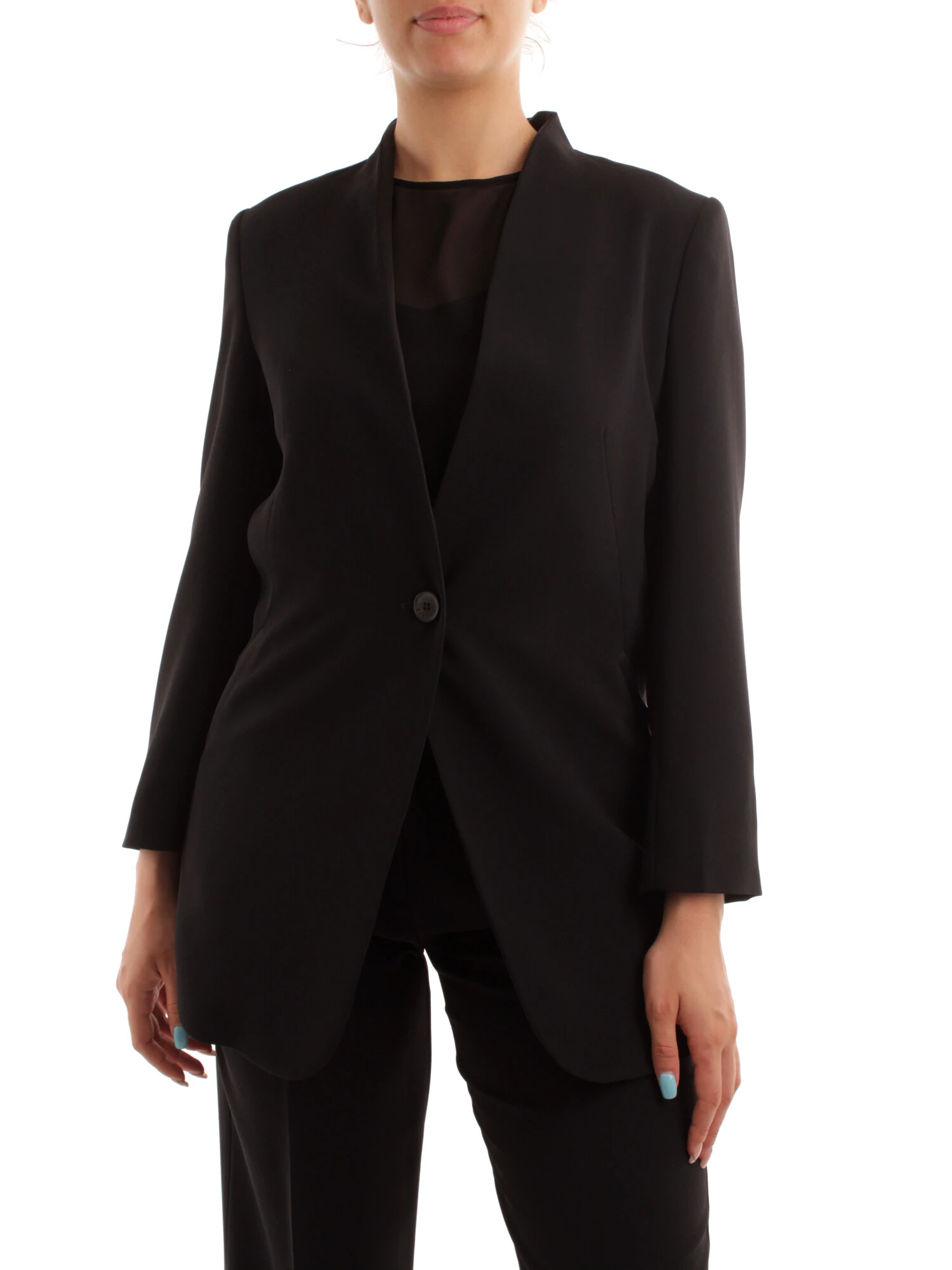 GIACCA BLAZER ART. 365 MONOPETTO DONNA NERO