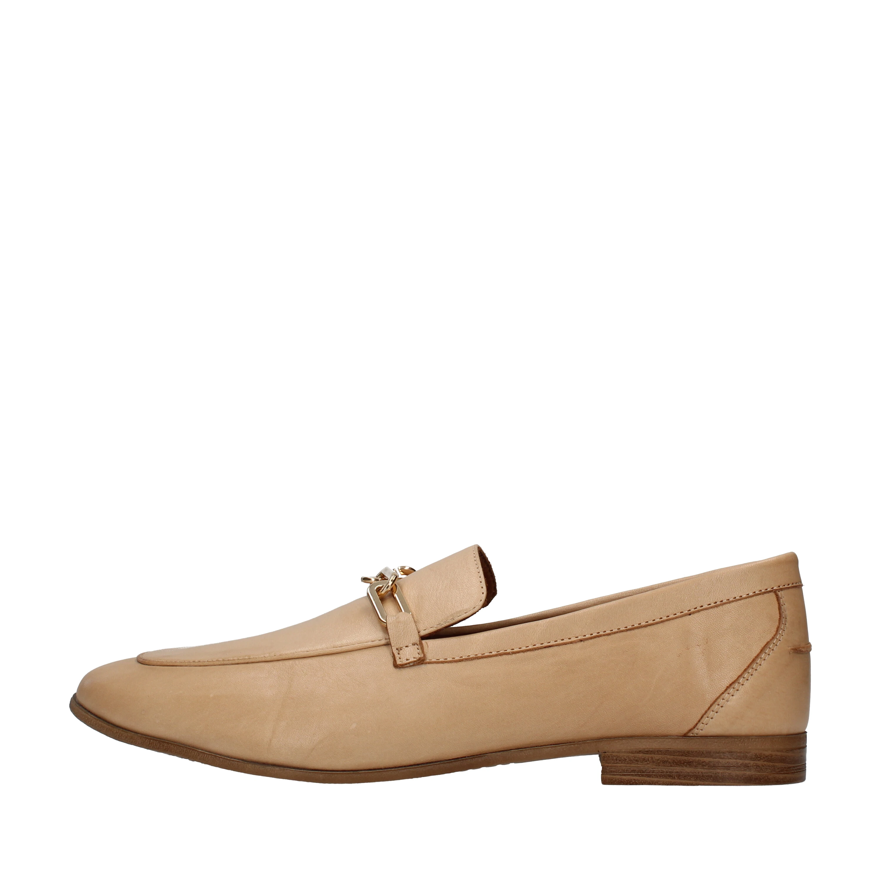 MOCASSINI CON CATENA DONNA BEIGE