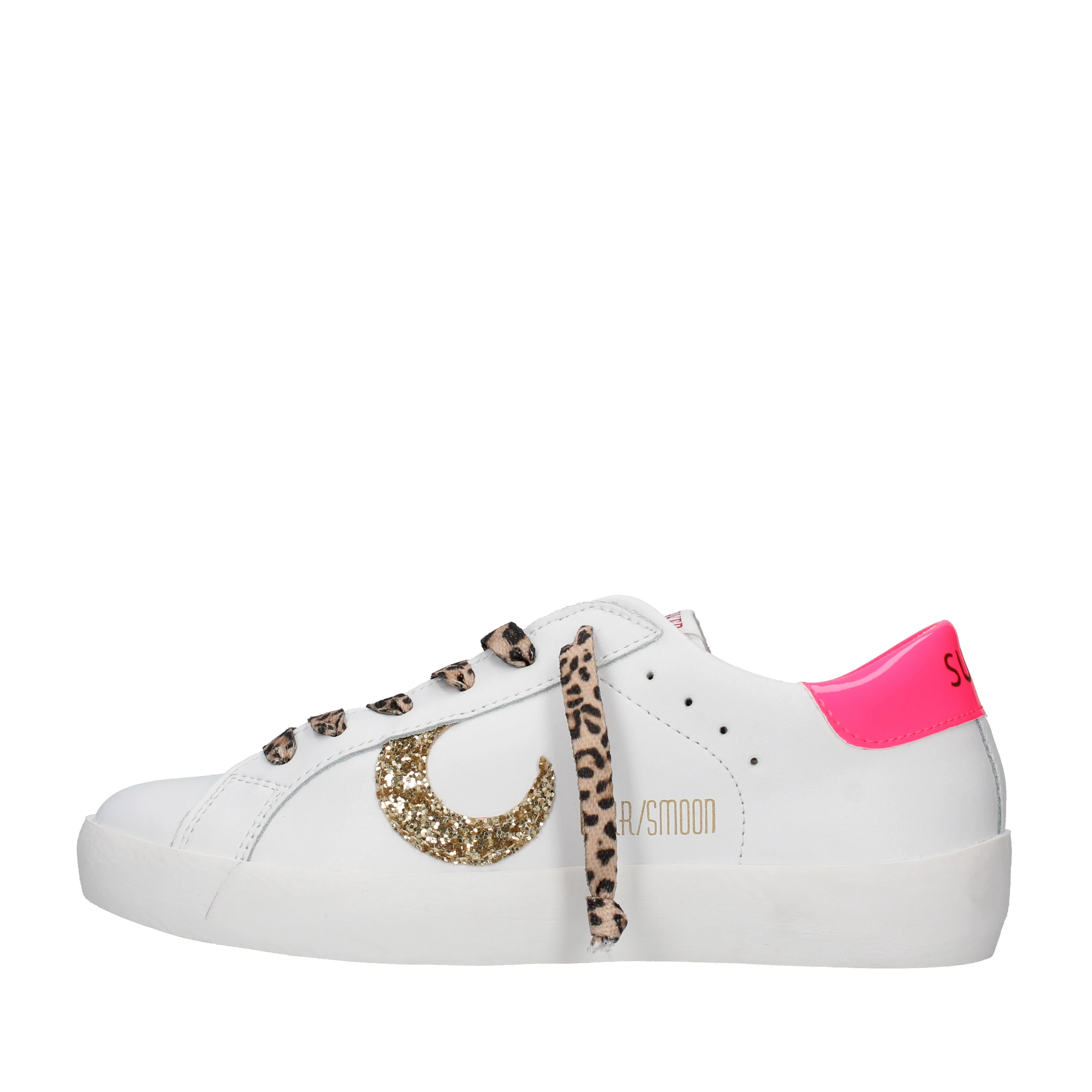 SNEAKERS BASSE LUNA GLITTER ORO DONNA BIANCO