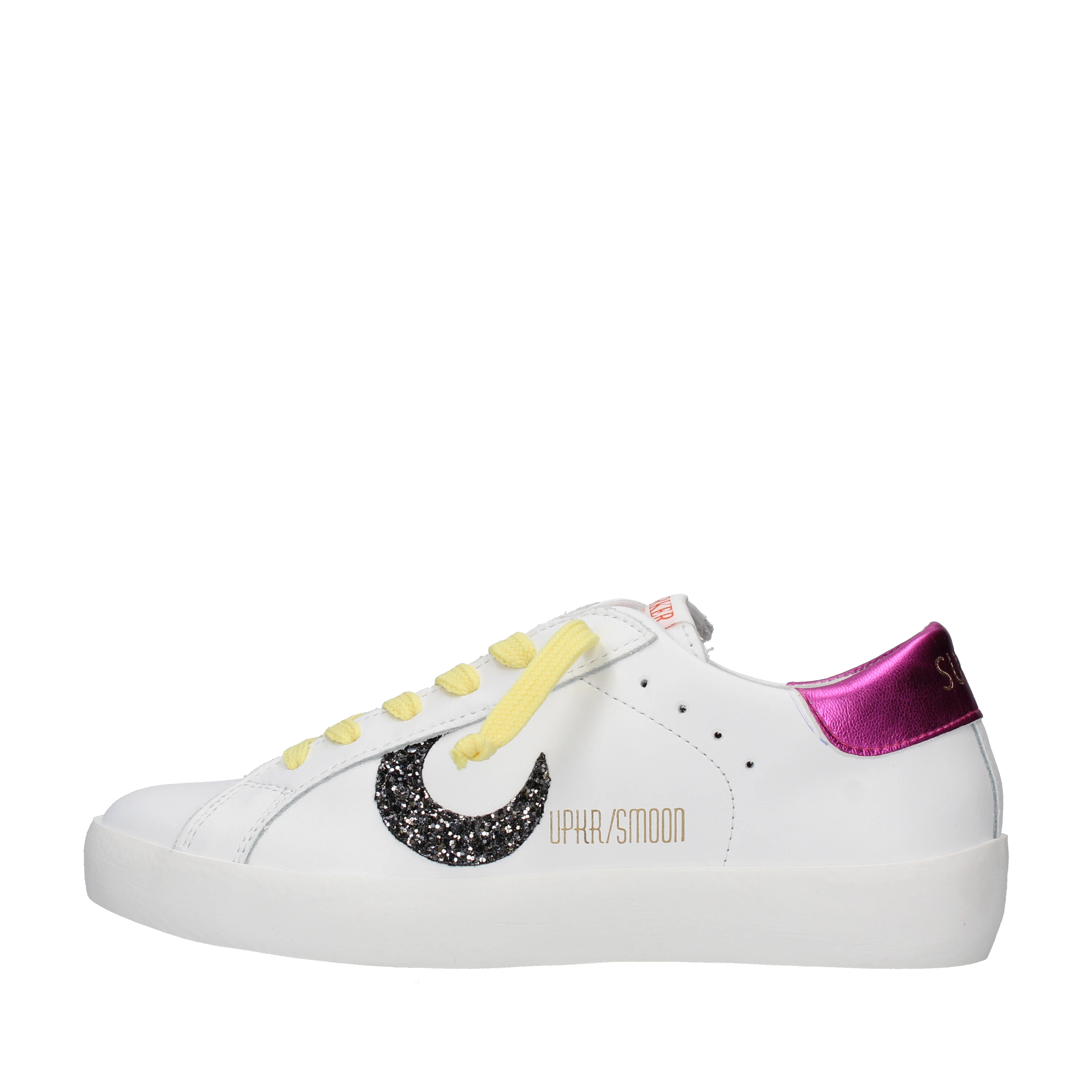 SNEAKERS BASSE LUNA GLITTER LOGO DONNA BIANCO