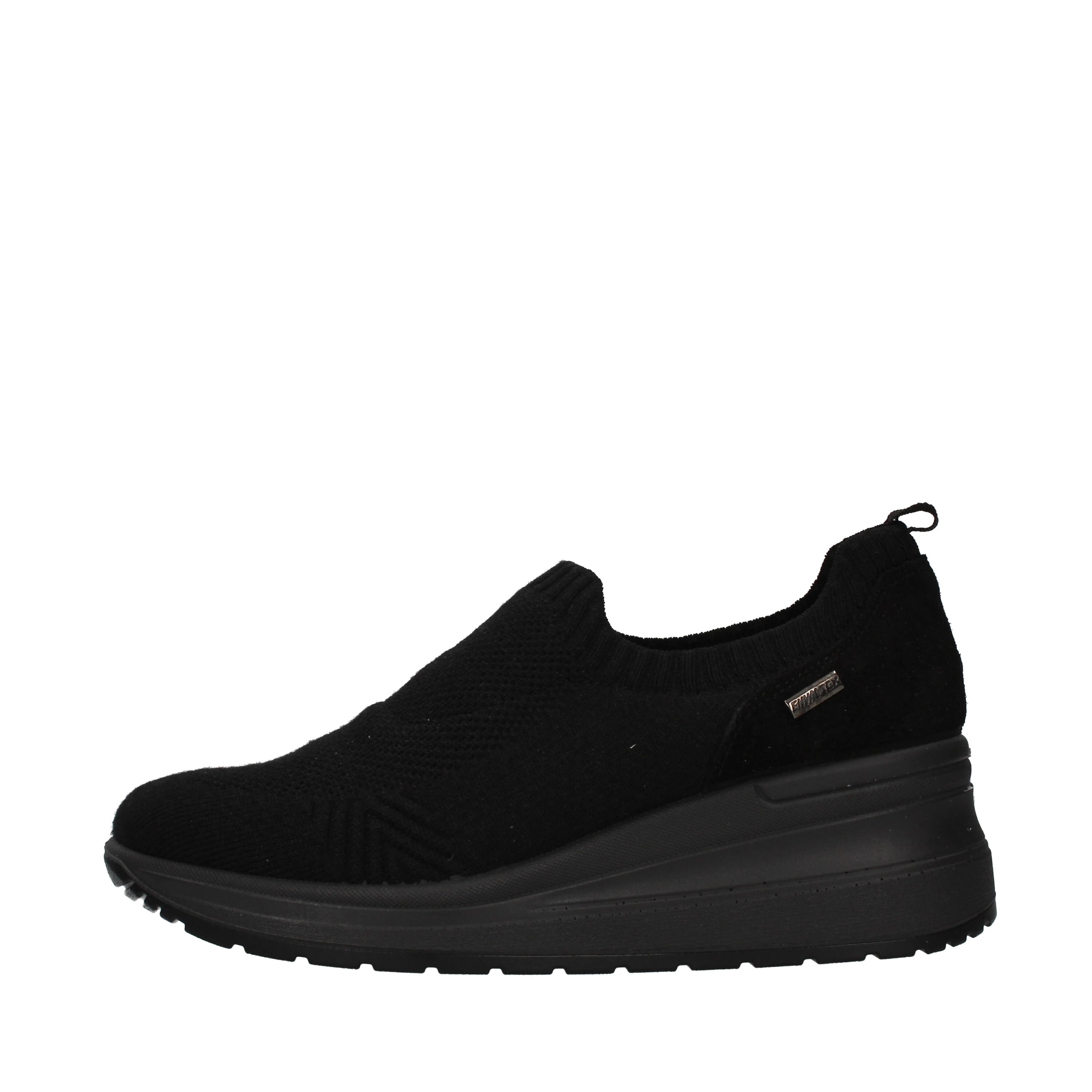 SNEAKERS SLIP ON RONDA CON ZEPPA DONNA NERO