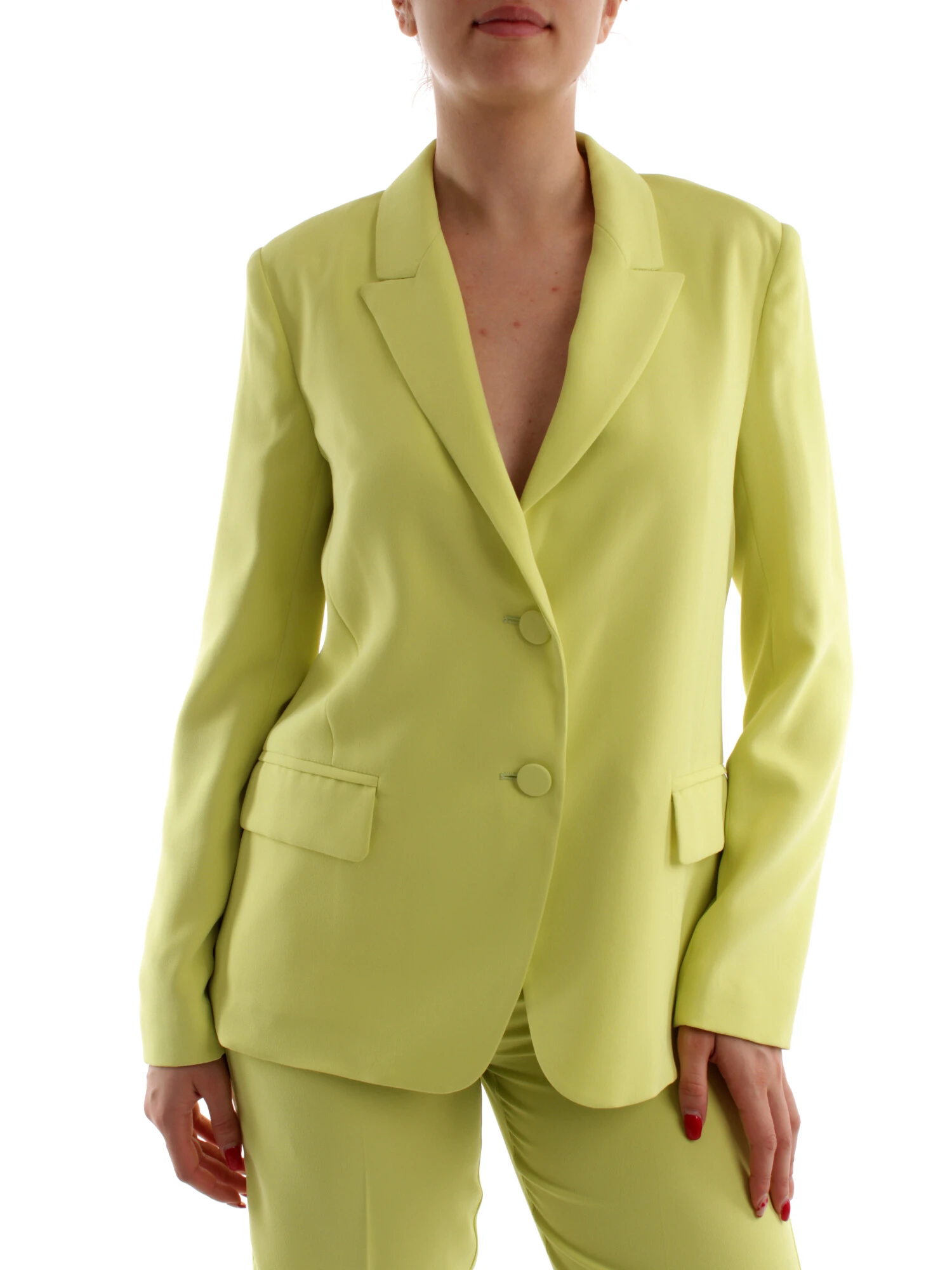 GIACCA BLAZER A LINEA DRITTA DONNA VERDE