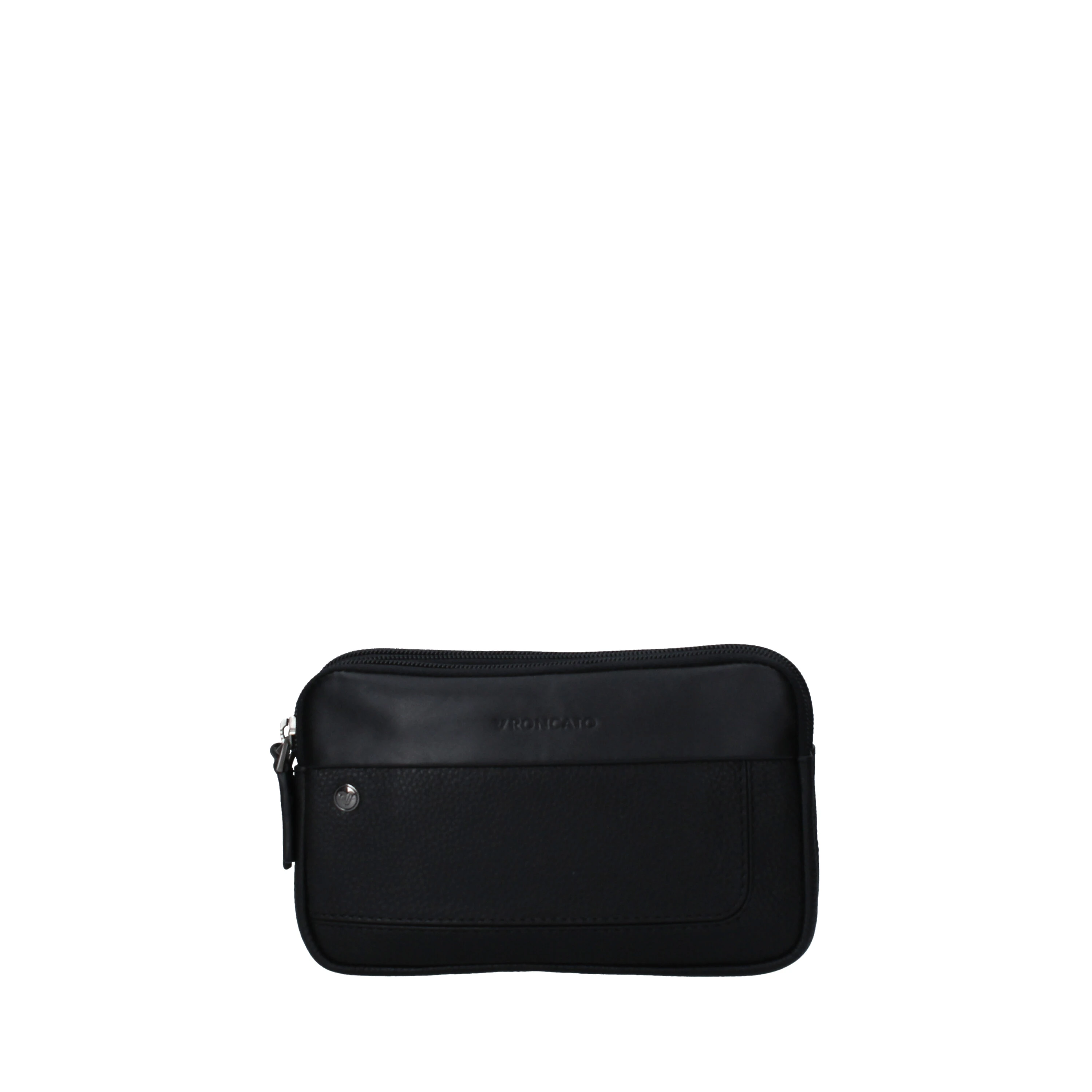 POCHETTE TRE SCOMPARTI UOMO NERO