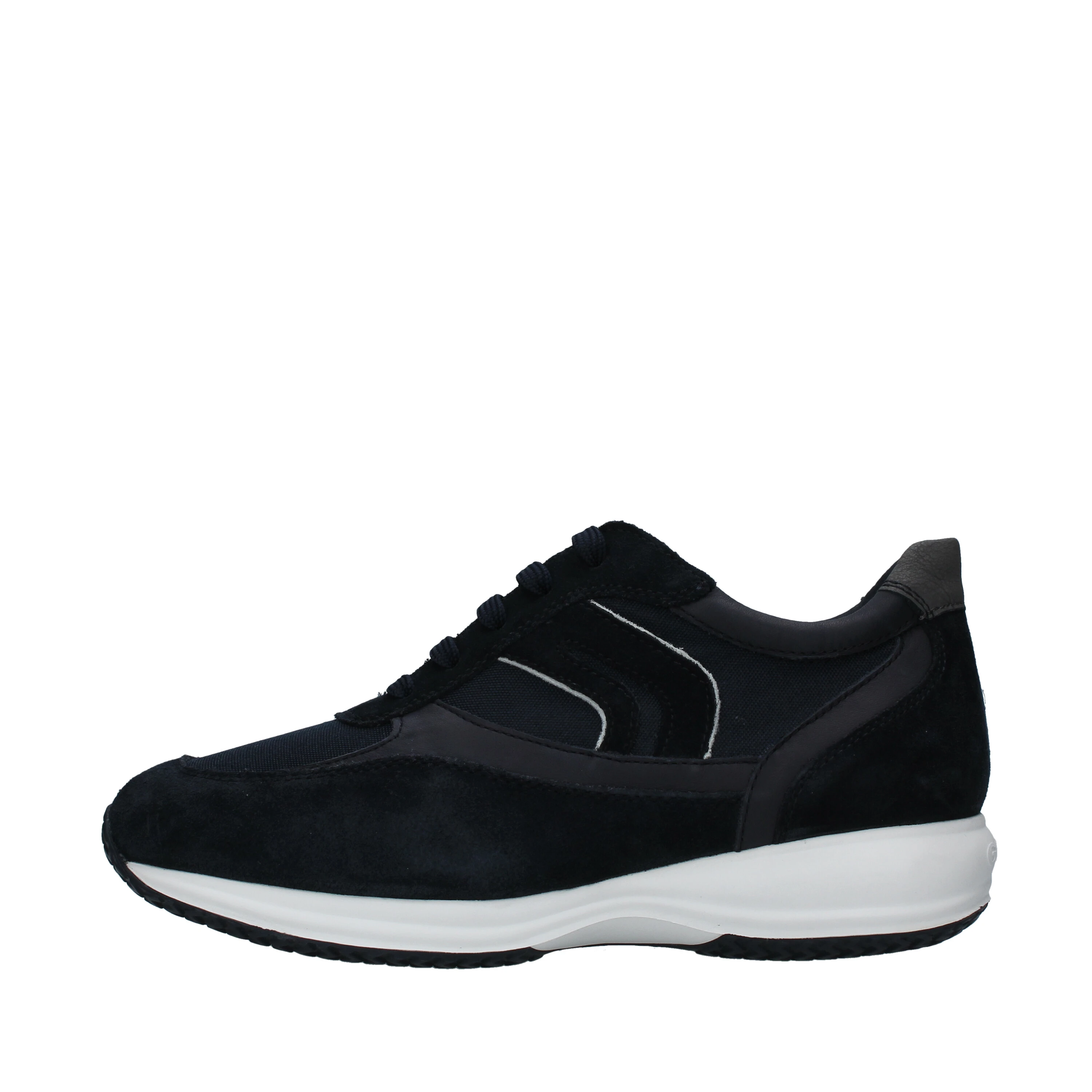 SNEAKERS BASSE SCAMOSCIATE CON LACCI UOMO BLU