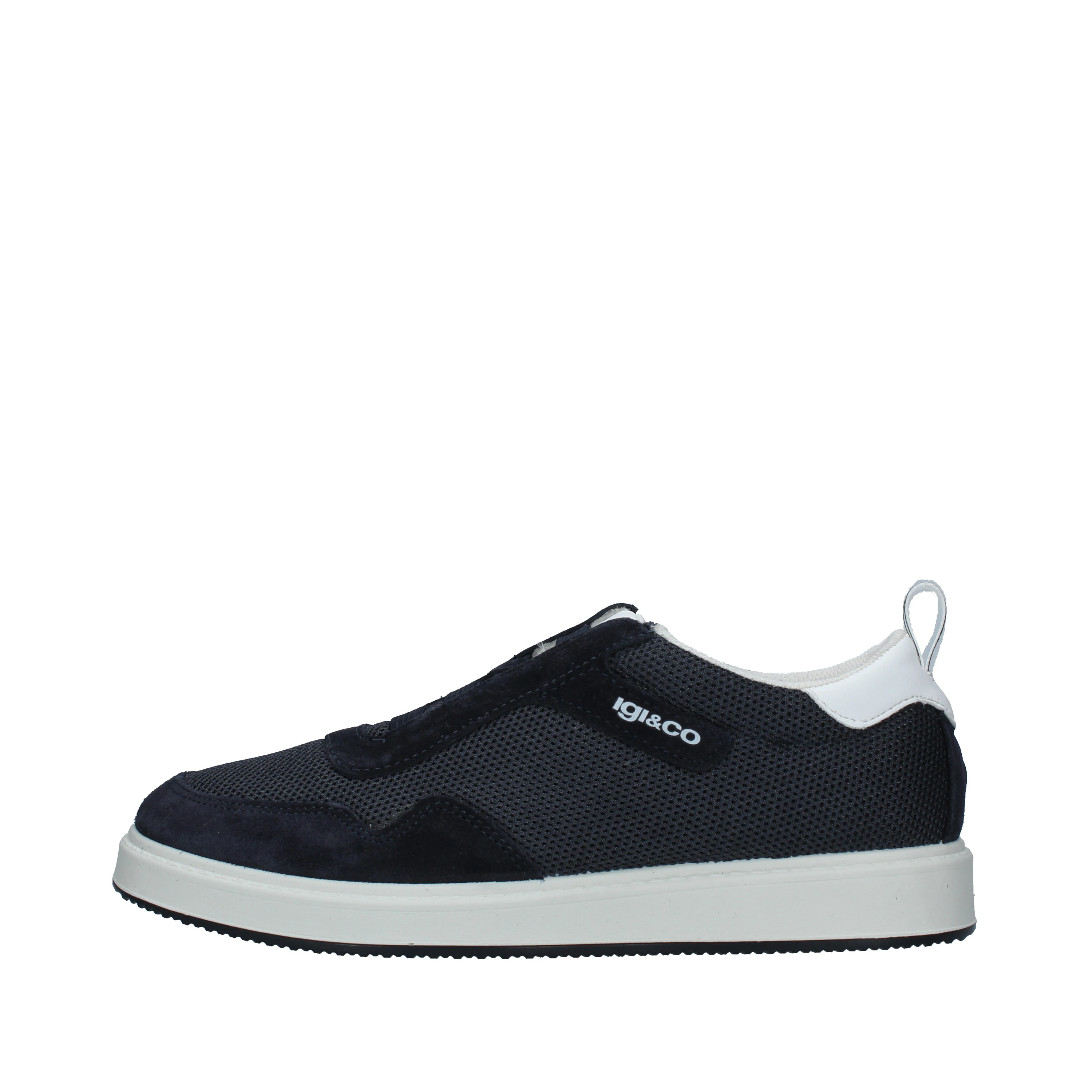 SNEAKERS BASSE CON ELASTICI UOMO BLU