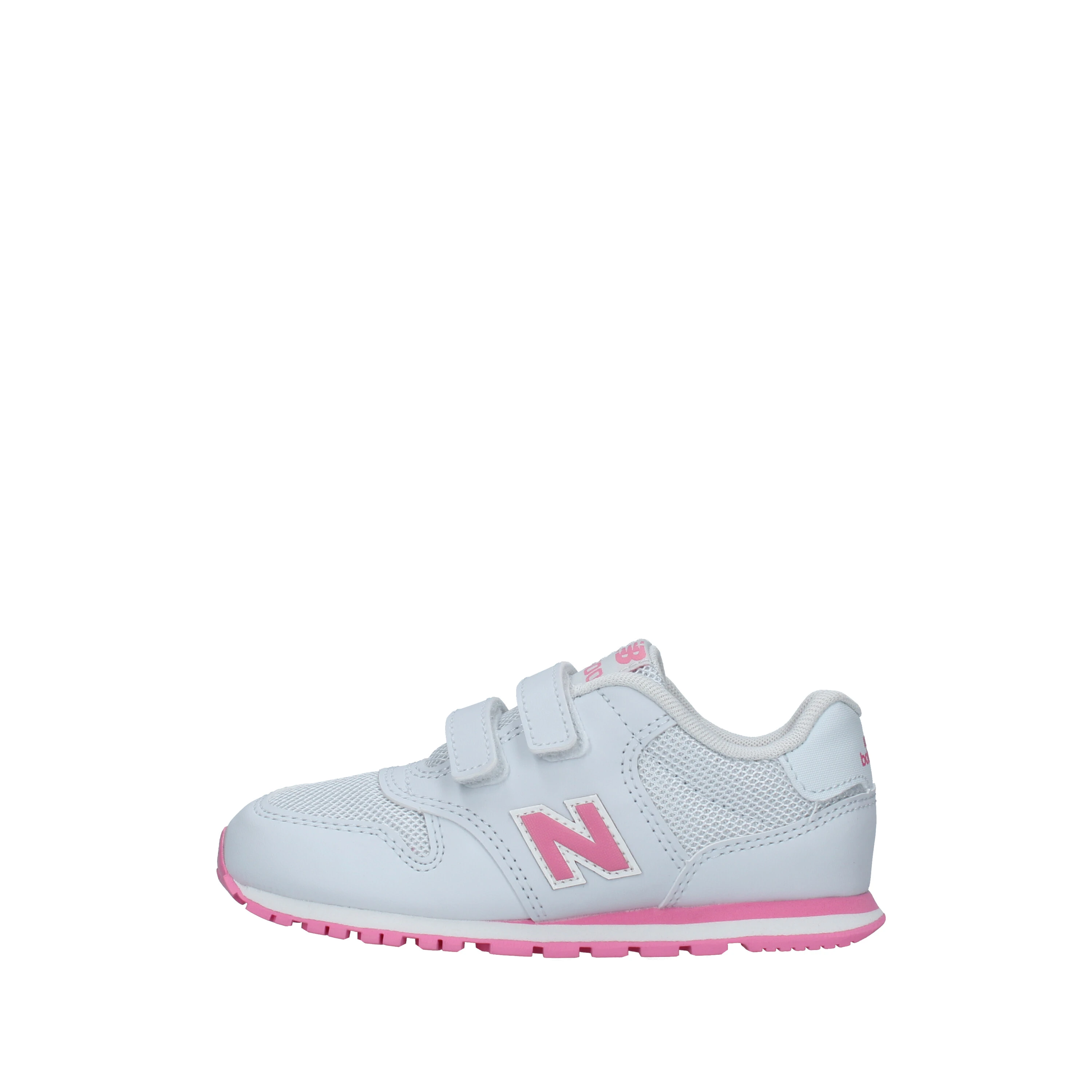 SNEAKERS BASSE DOPPIO STRAPPO E INSERTI ROSA 500 BAMBINA GRIGIO