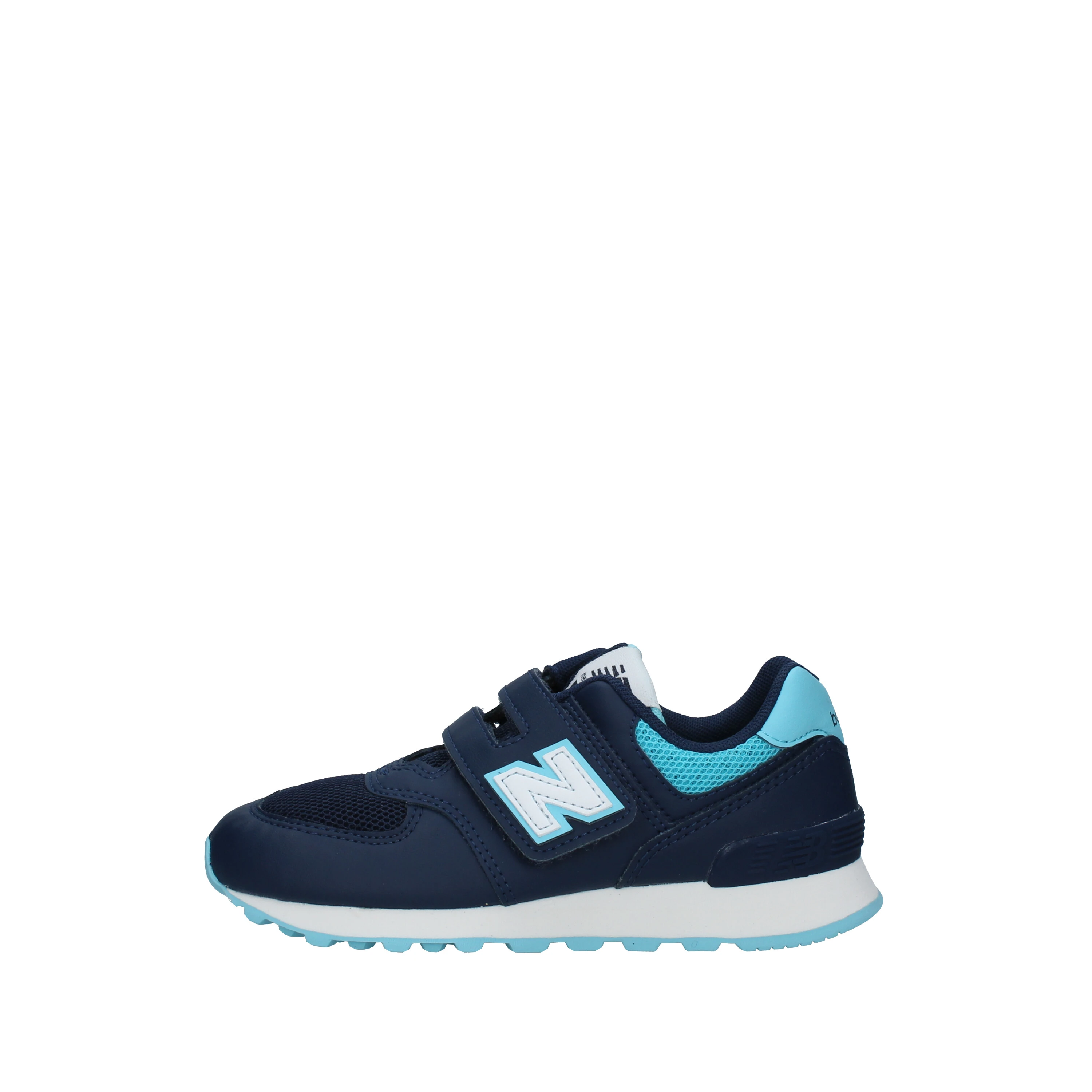 SNEAKERS BASSE CON STRAPPI 574 BAMBINO BLU CELESTE