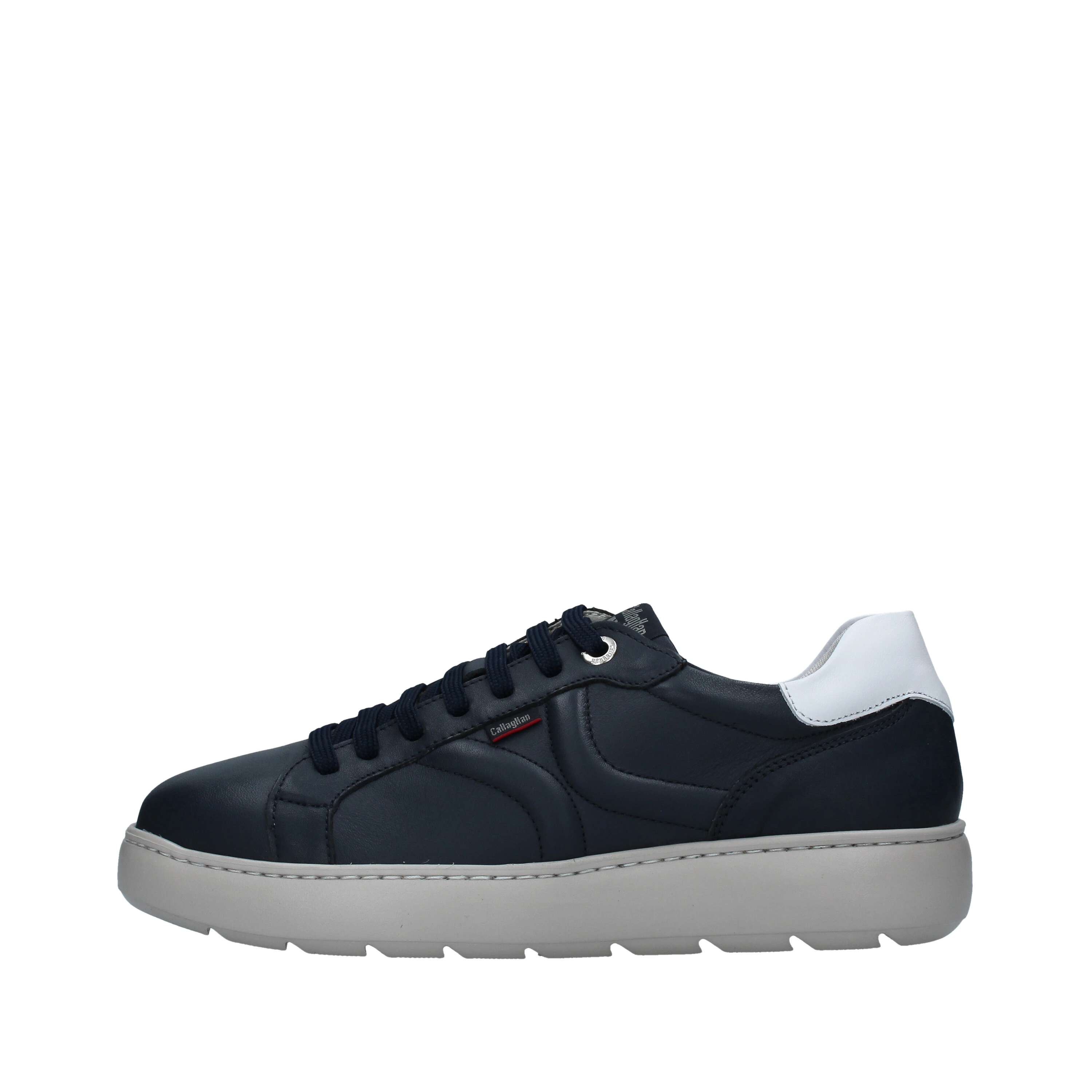 SNEAKERS PLATFORM CON LOGO RICAMATO UOMO BLU