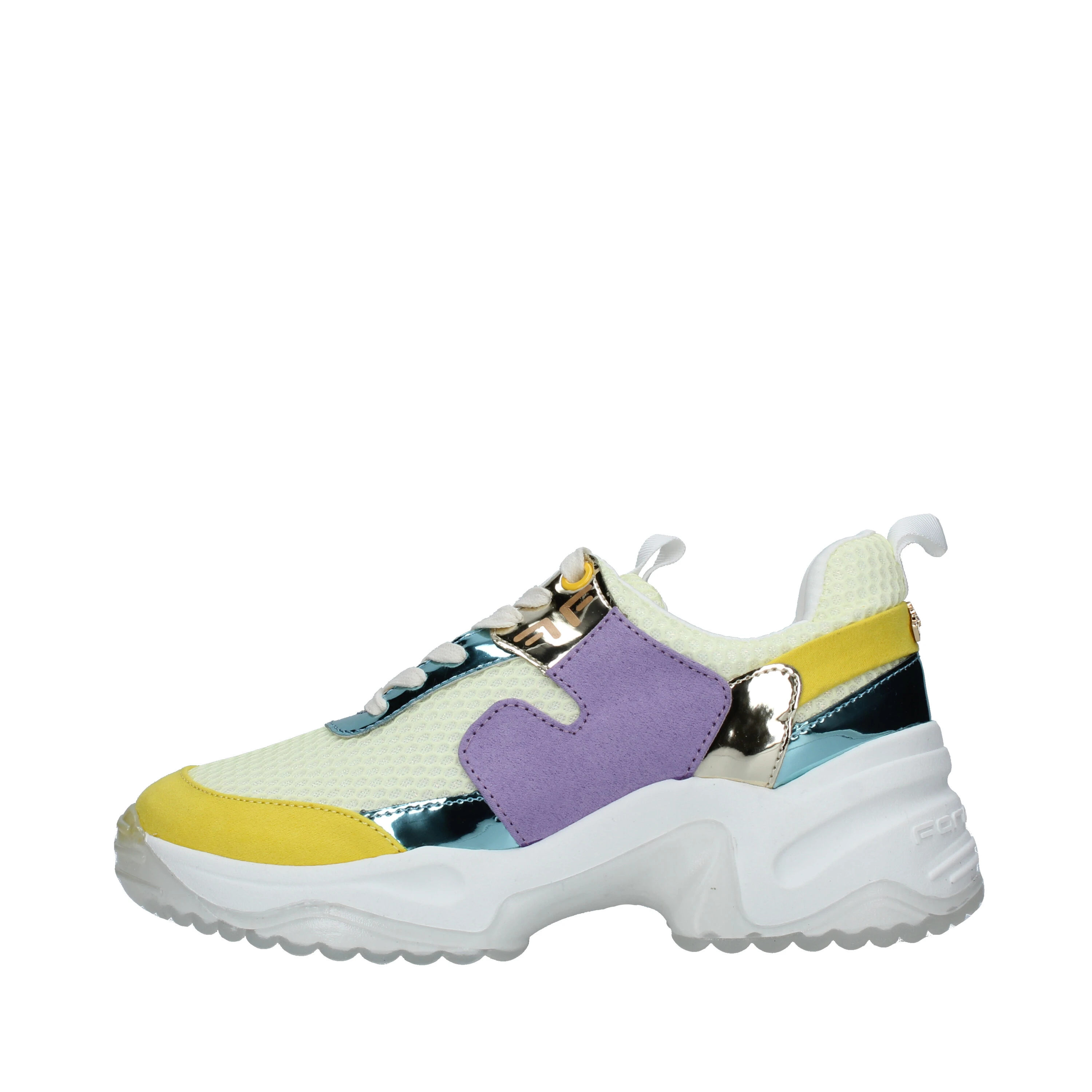 SNEAKERS PLATFORM EFFETTO SPECCHIO STOCCOLMA DONNA GIALLO