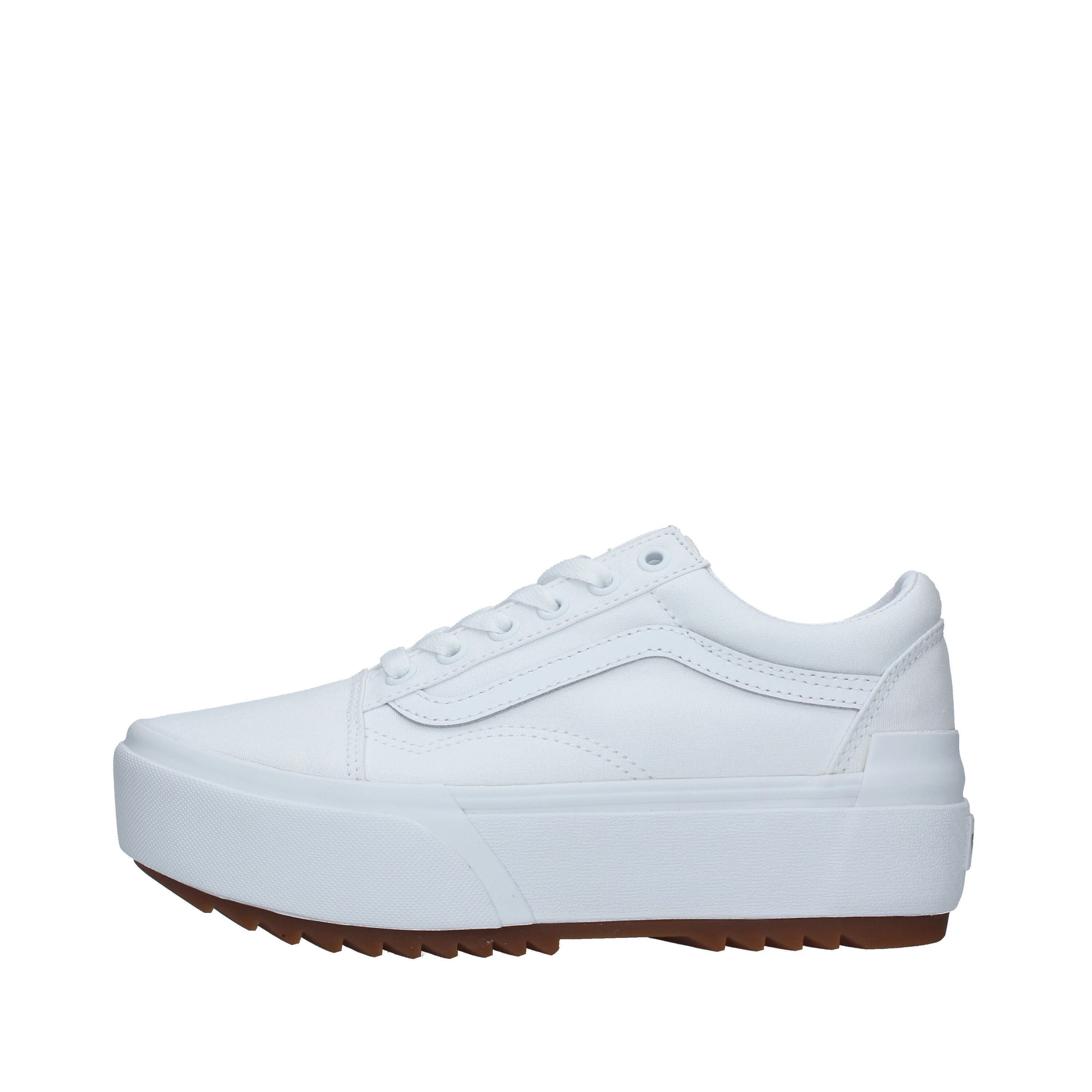 SNEAKERS PLATFORM OLD SKOOL STACKED DONNA BIANCO