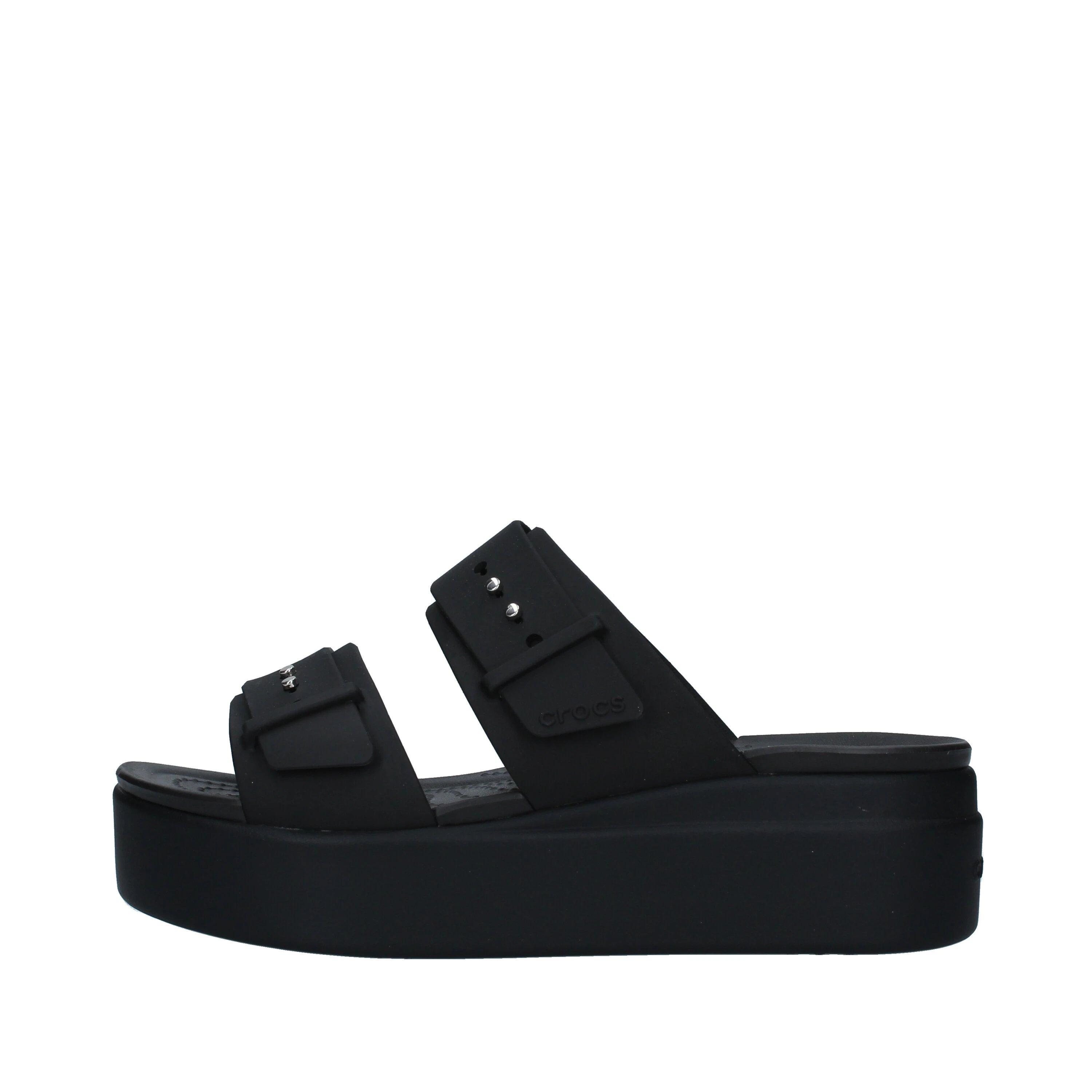 CIABATTE CON ZEPPA BROOKLYN BUCKLE DONNA NERO