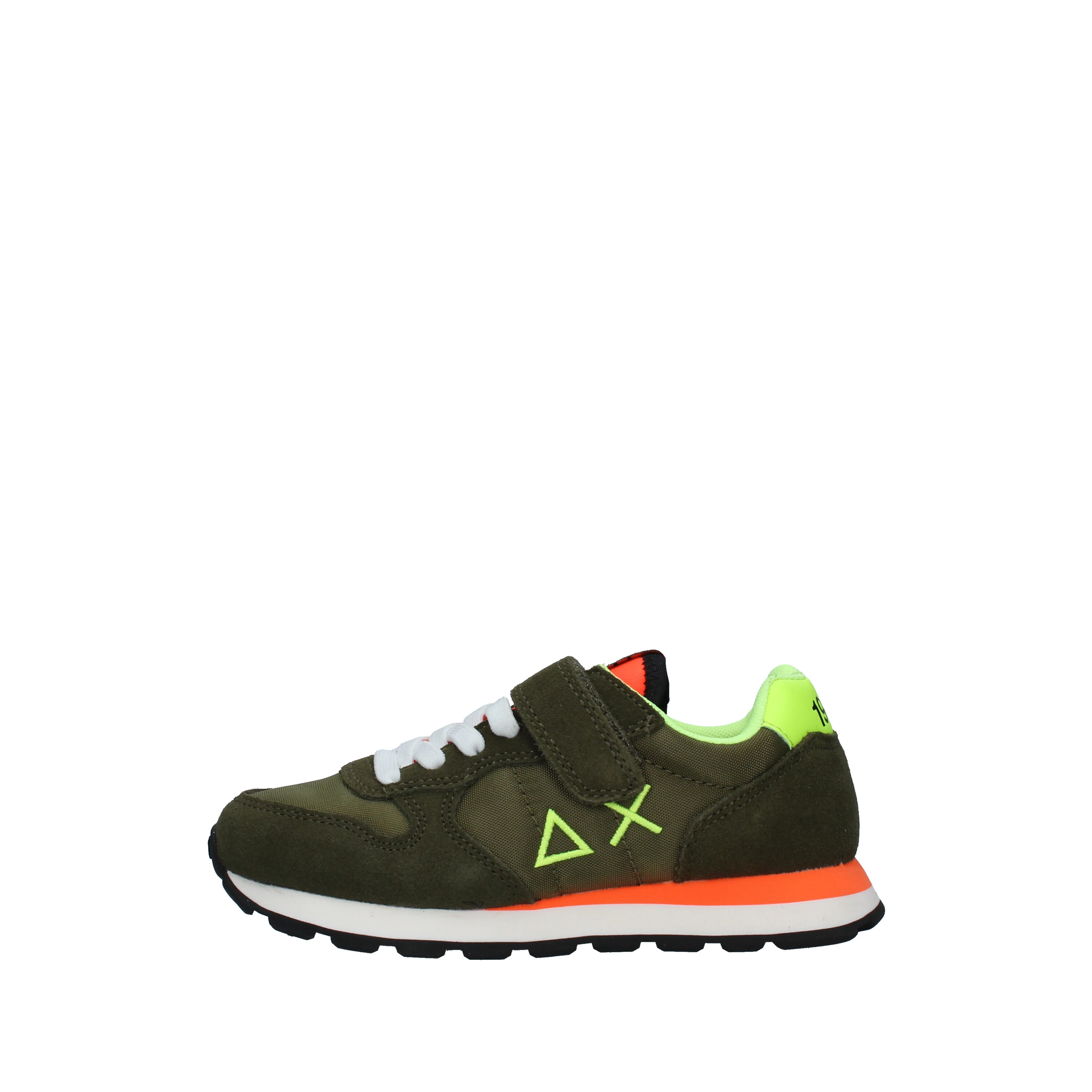 SNEAKERS BASSE CON STRAPPO TOM FLUO BAMBINO VERDE