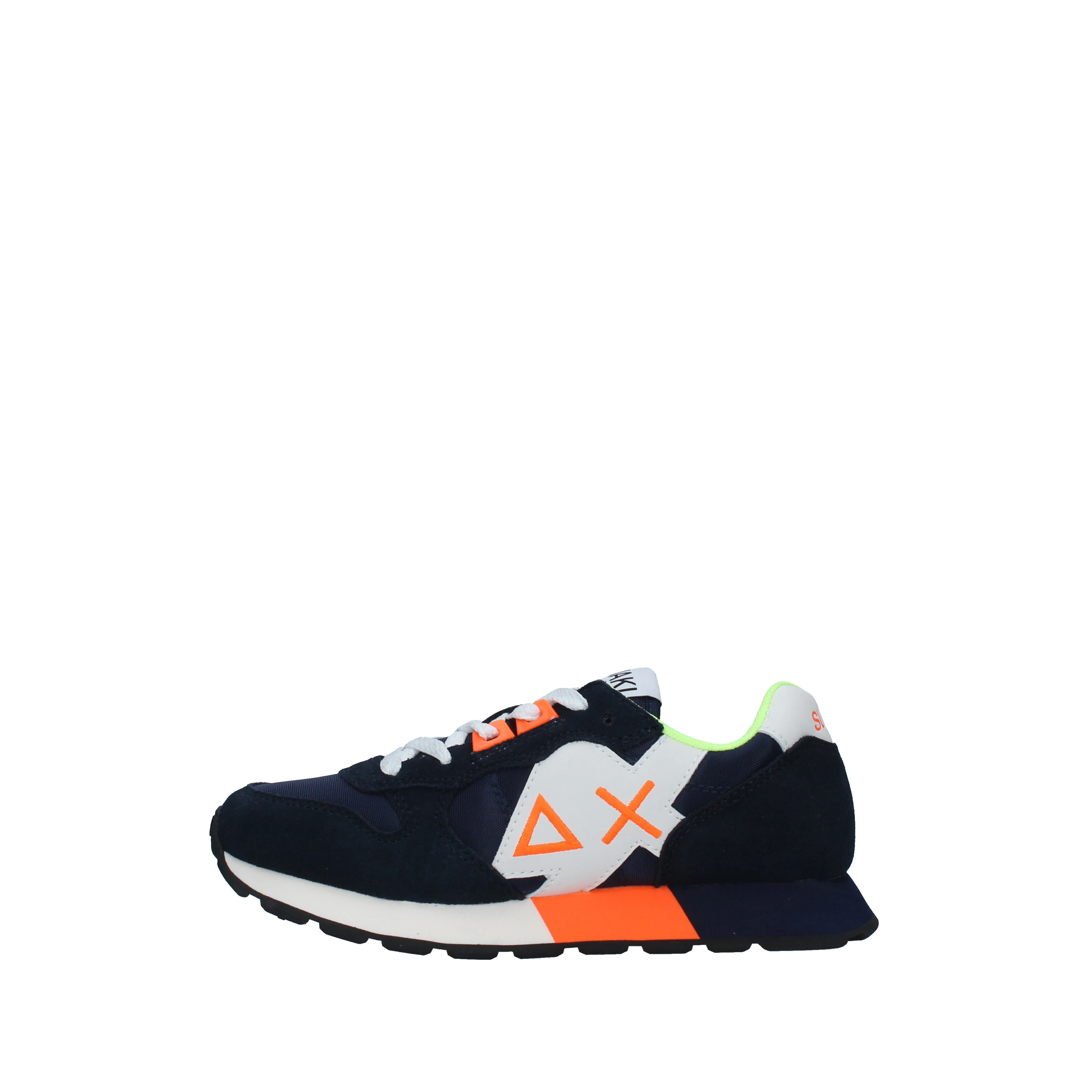 SNEAKERS BASSE CON LACCI JAKI FLUO BAMBINO BLU