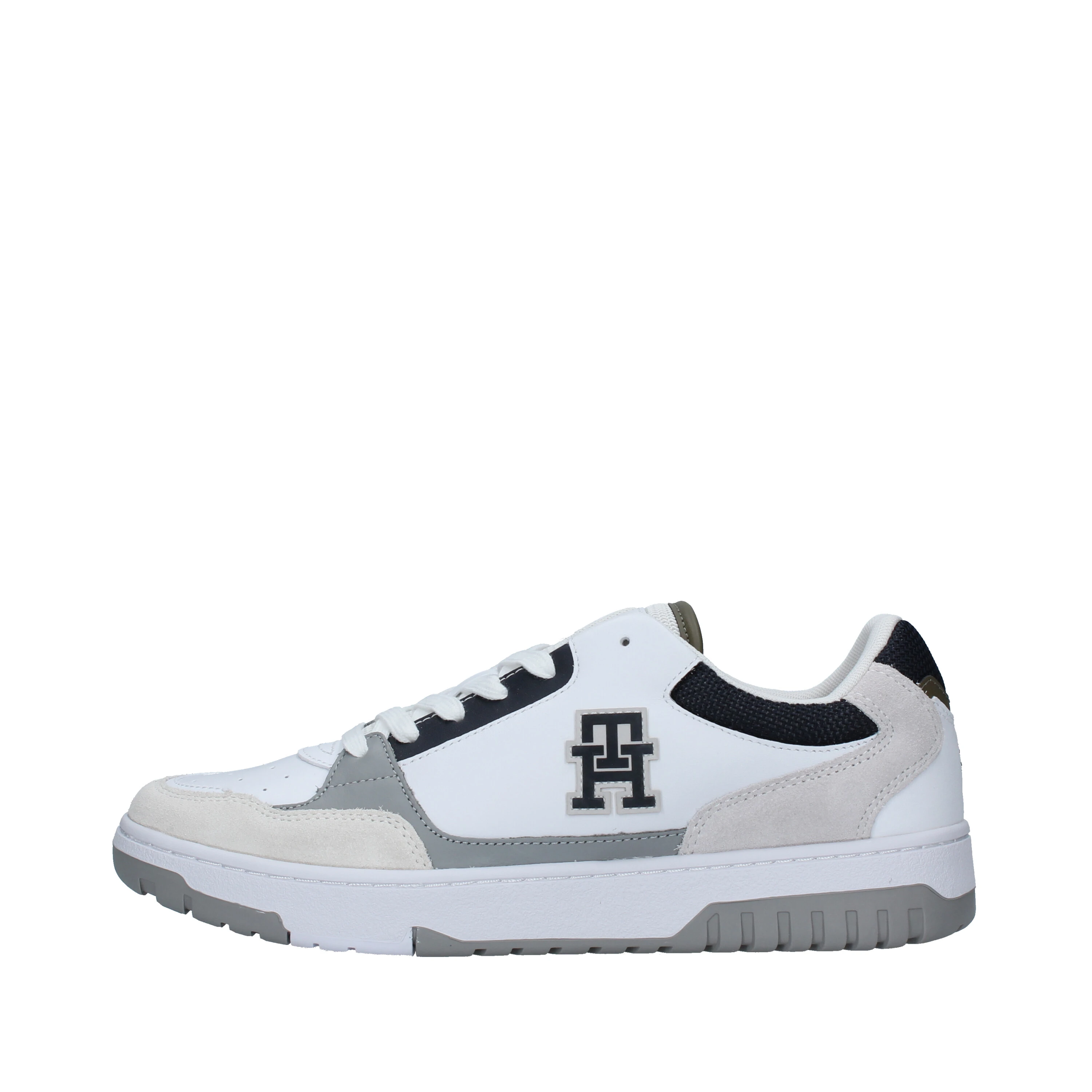 SNEAKERS CON LOGO TH UOMO BIANCO GRIGIO