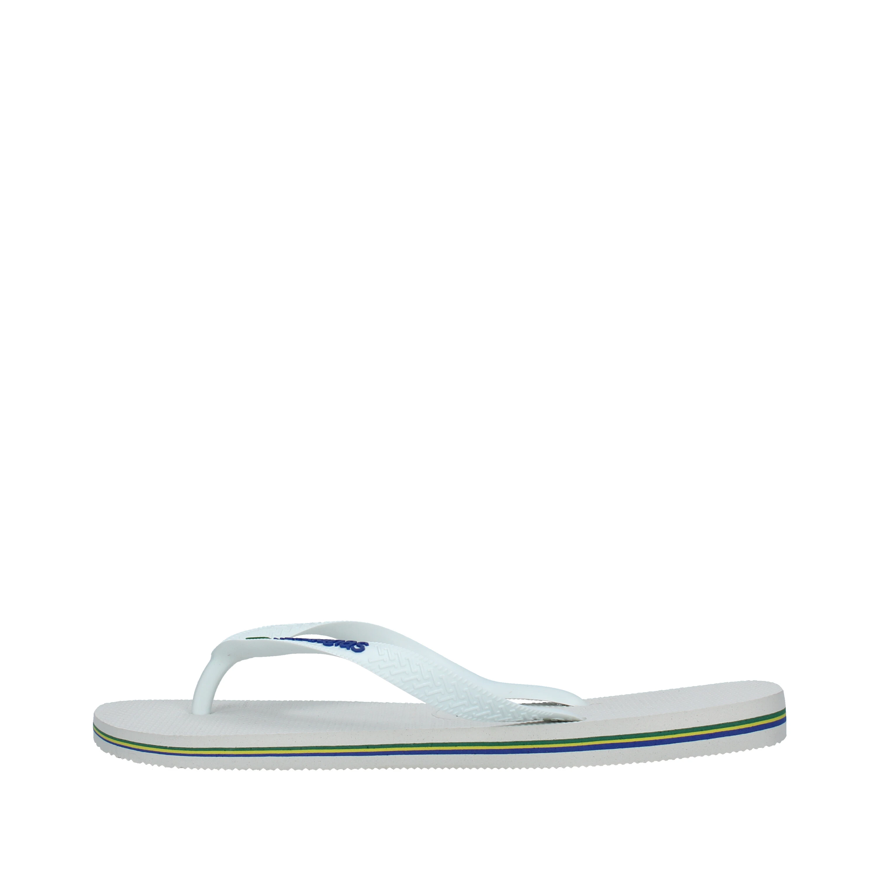 SANDALI MARE BRASIL CON LOGO UNISEX BIANCO