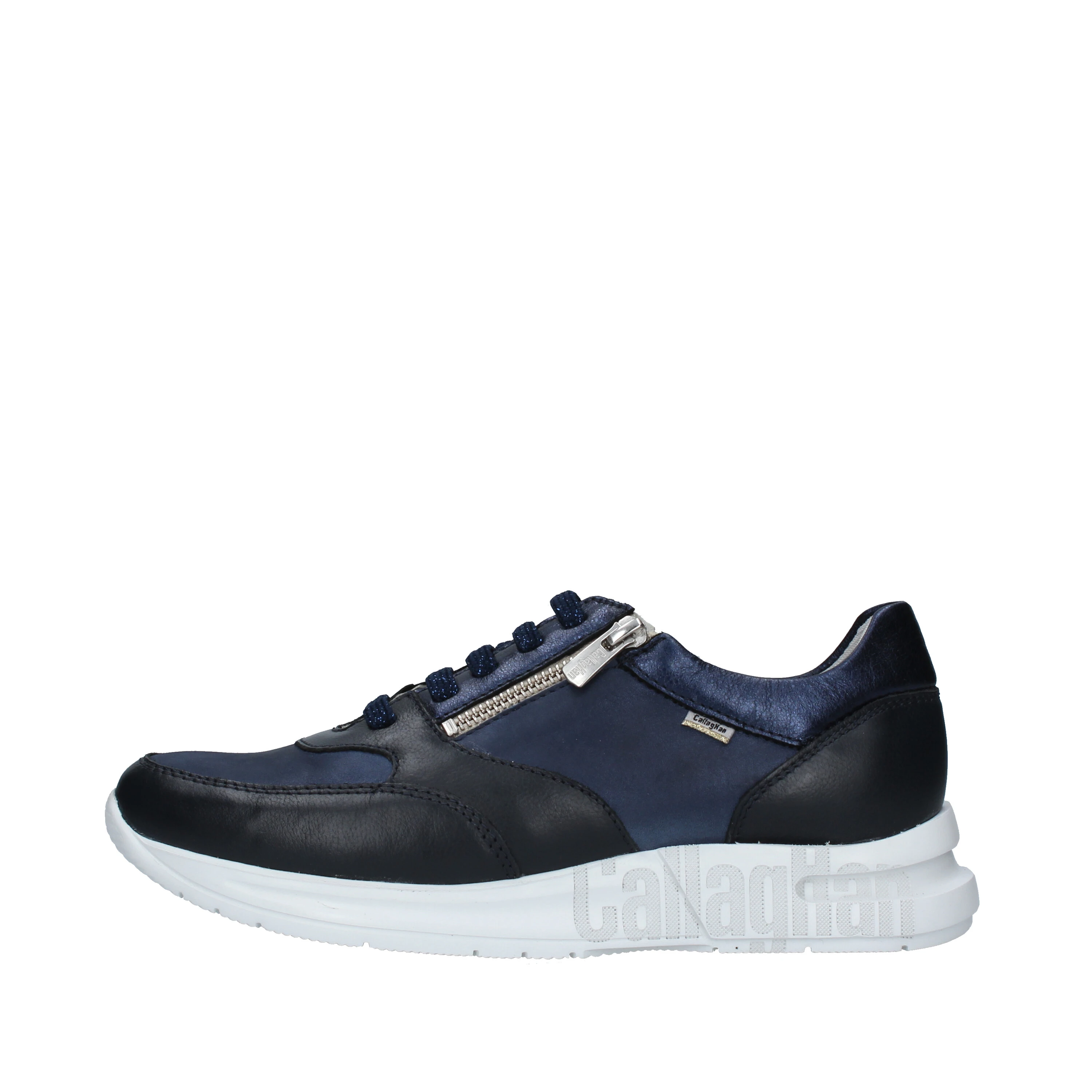 SNEAKERS PLATFORM CON DOPPIA CHIUSURA DONNA BLU