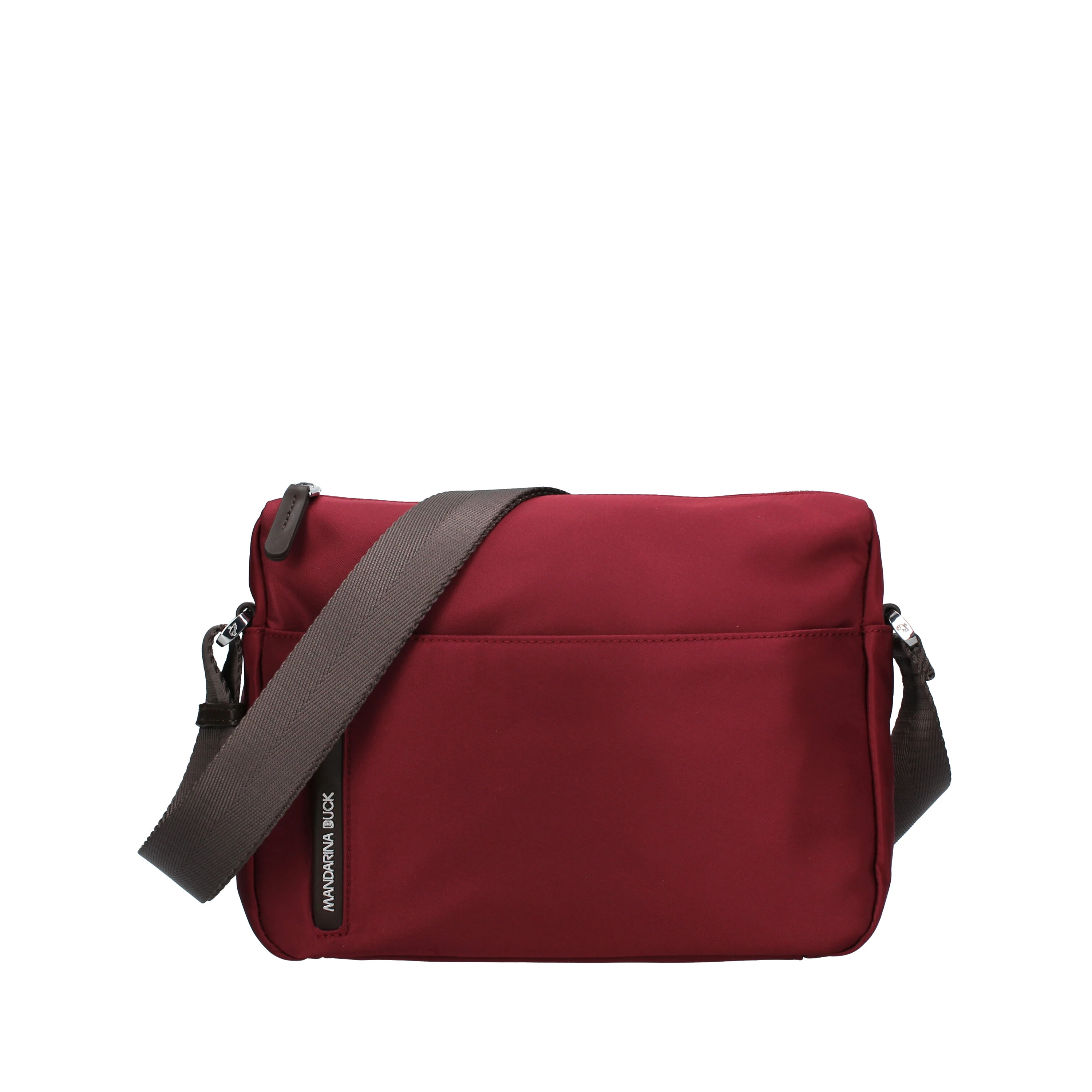 BORSA A TRACOLLA CON TRE TASCHE ESTERNE DONNA ROSSO