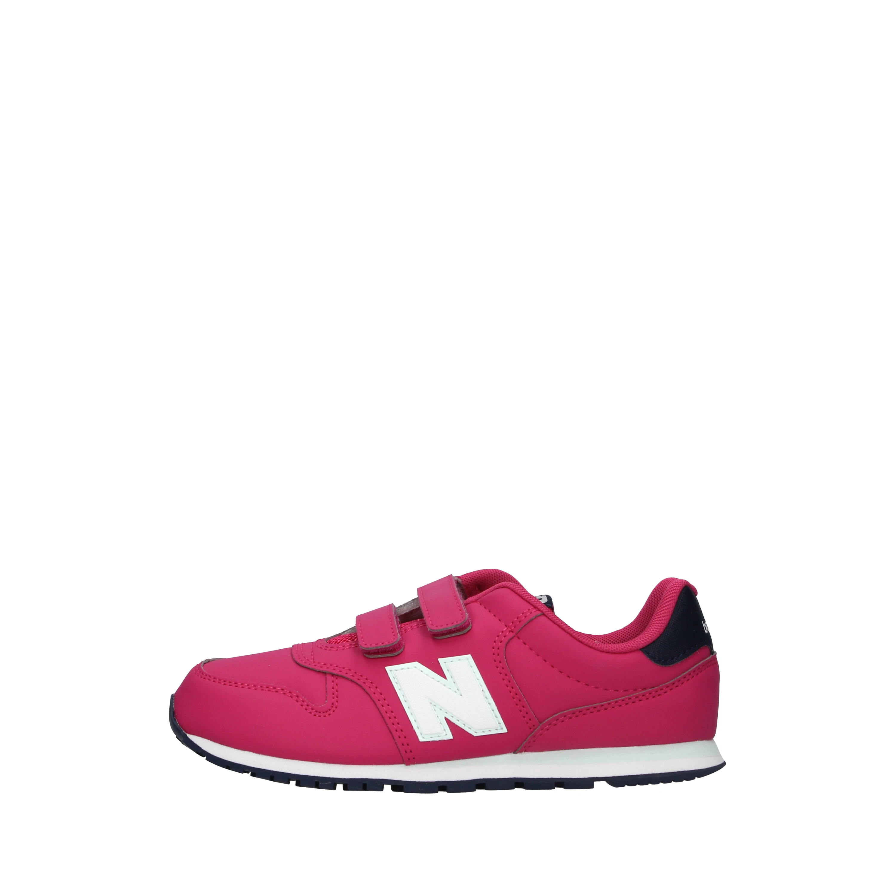 SNEAKERS 500 IN ECOPELLE CON DOPPIO STRAPPO BAMBINA FUCSIA