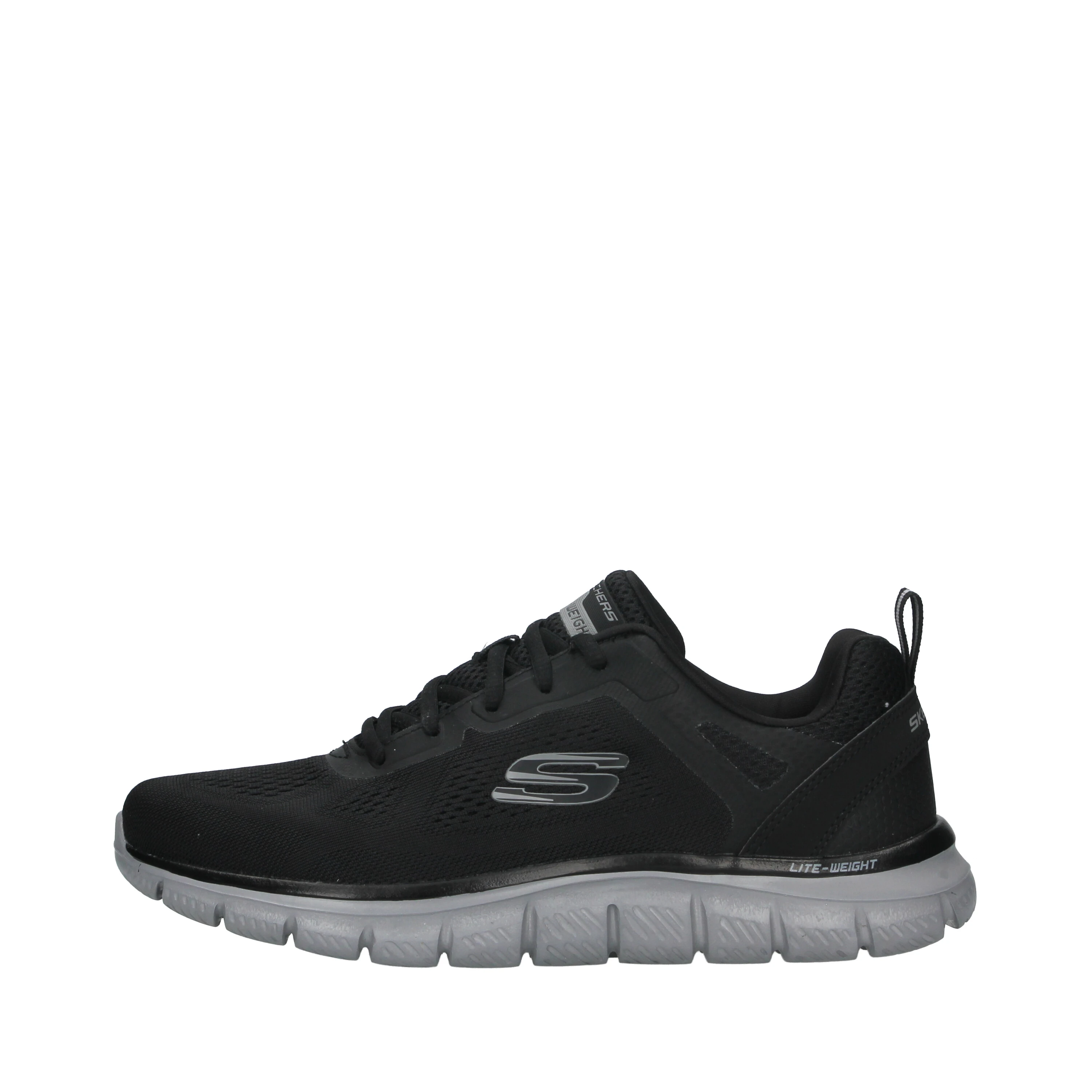 SNEAKERS TRACK - BROADER CON LACCI UOMO NERO