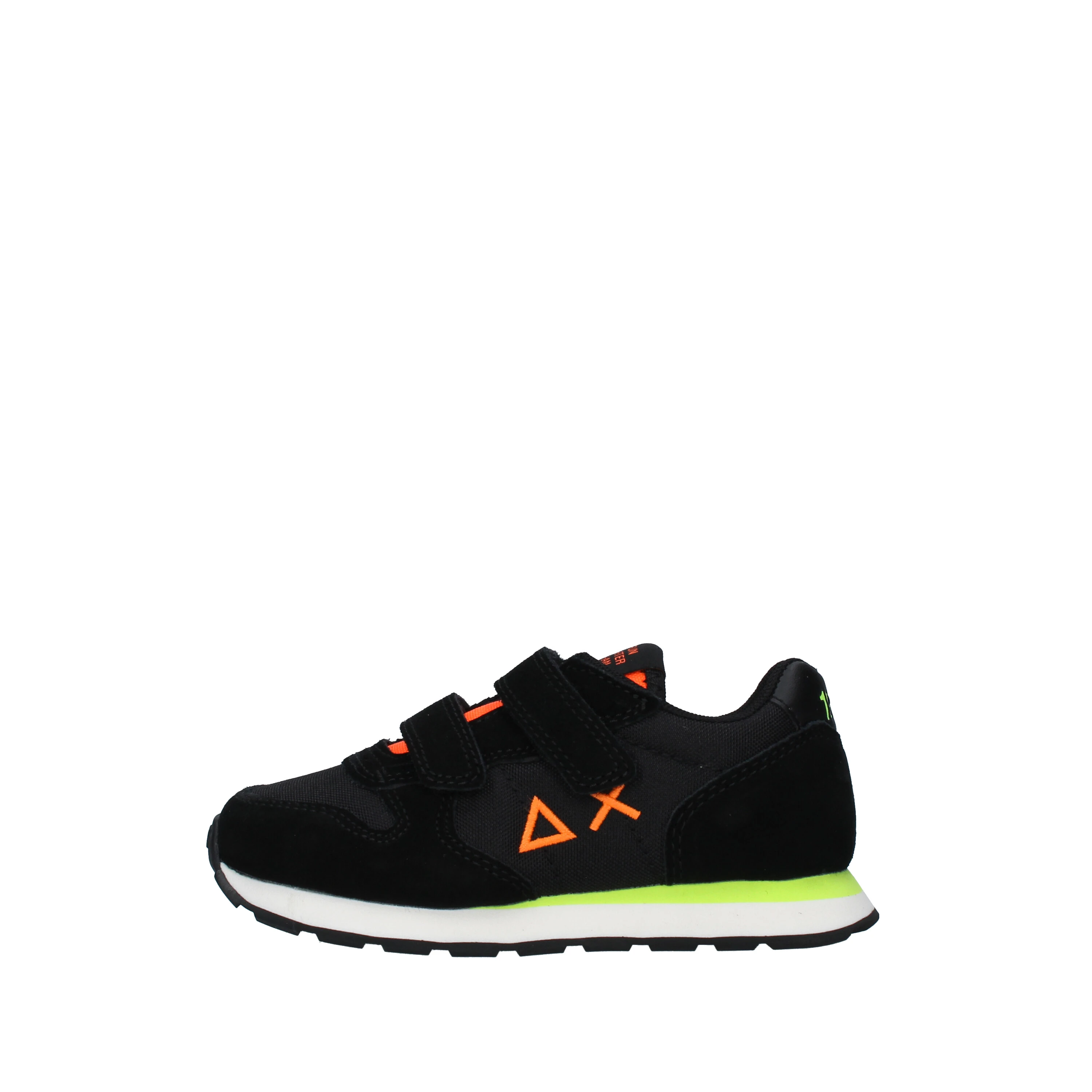 SNEAKERS CON STRAPPI TOM FLUO BAMBINO NERO