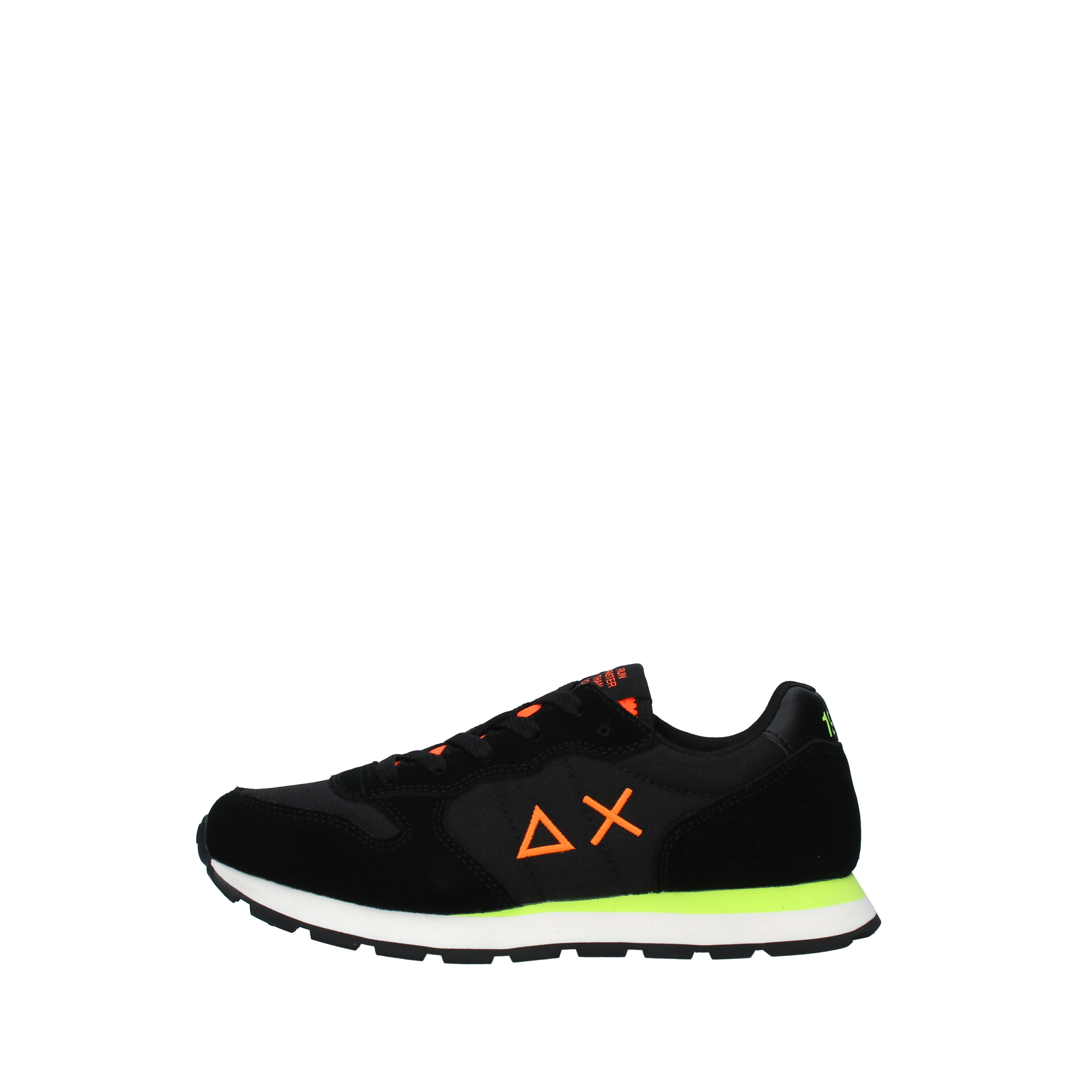 SNEAKERS TOM FLUO IN TESSUTO BAMBINO NERO