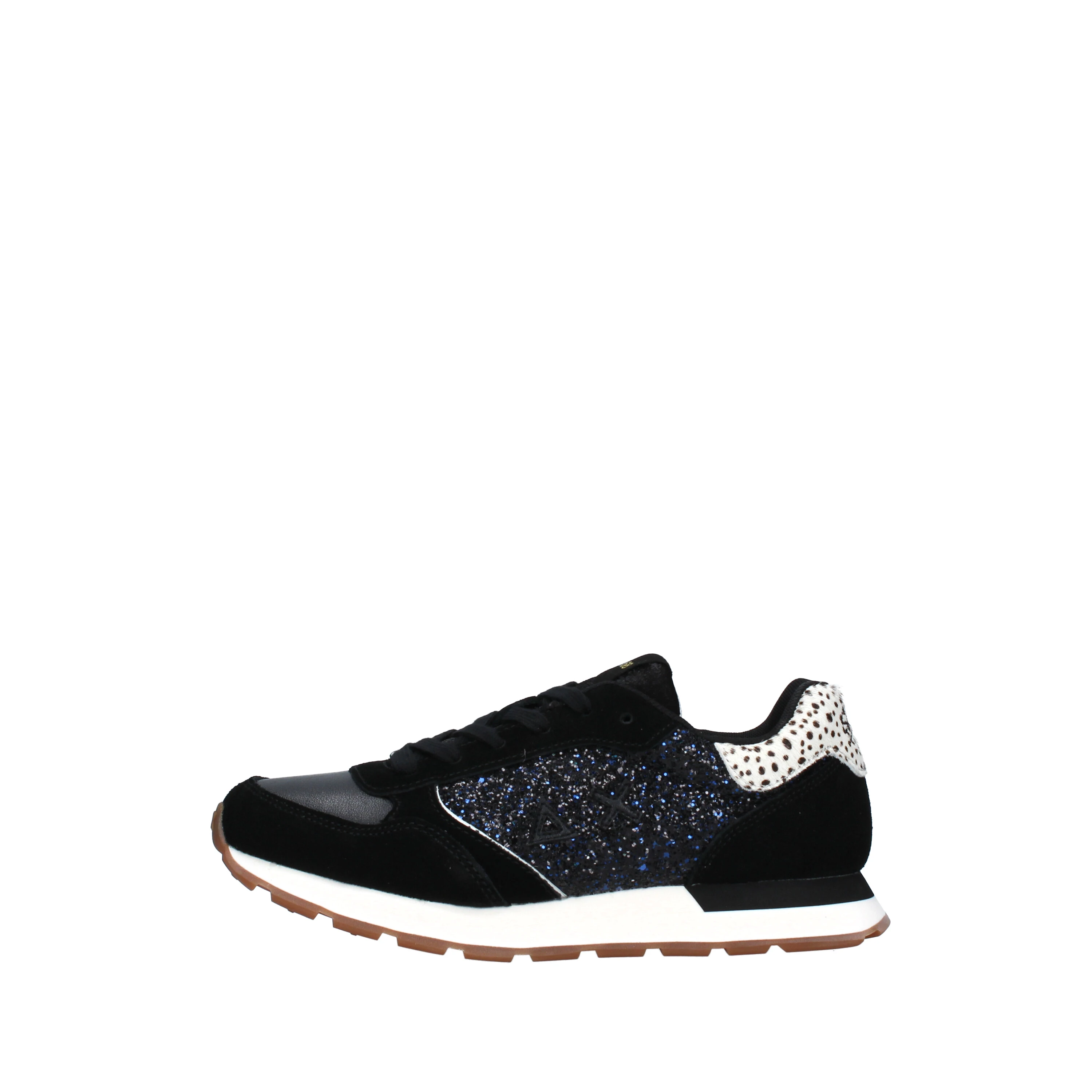 SNEAKERS KELLY BIG GLITTER  CON LOGO BAMBINA NERO