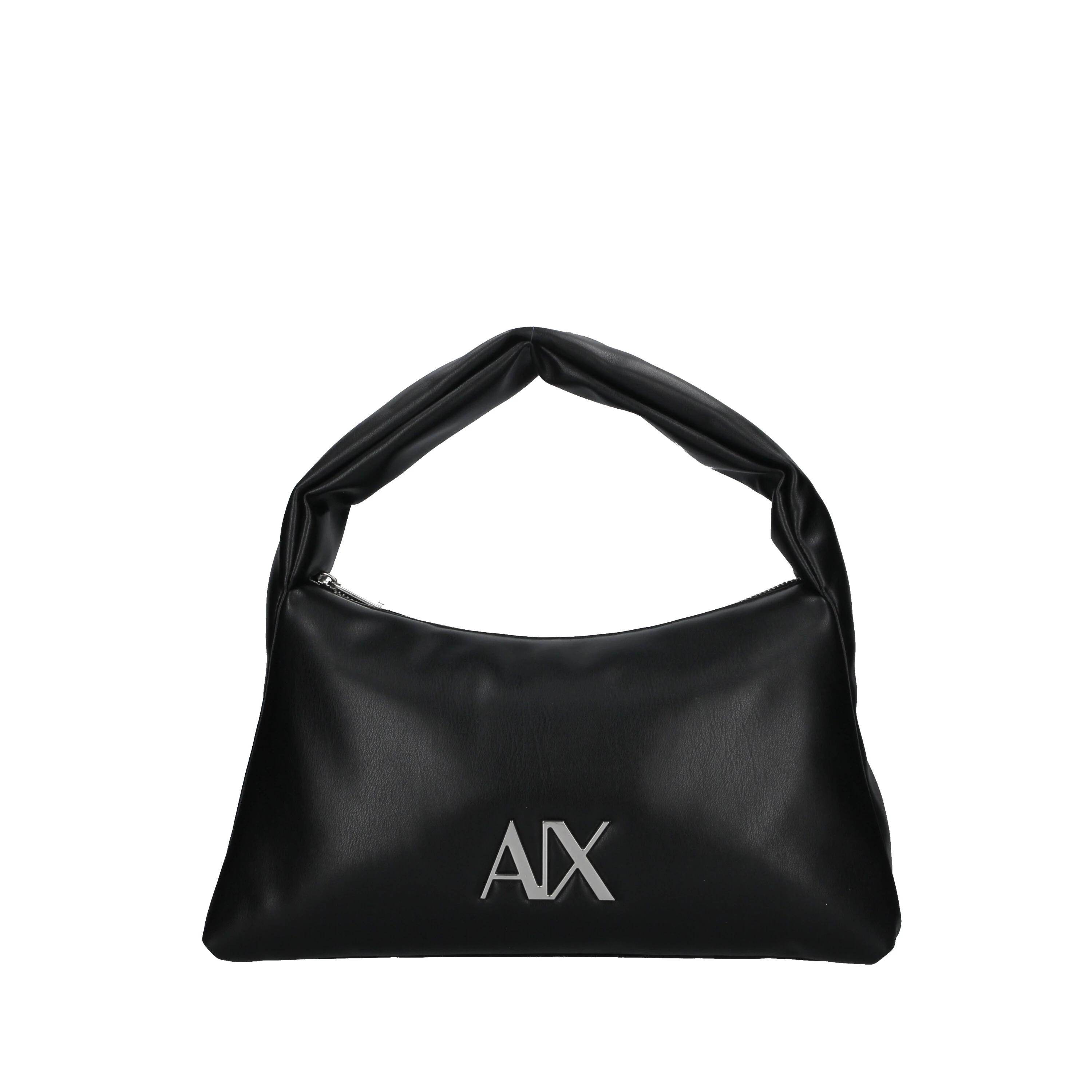 ARMANI EXCHANGE Borsa Shopper Donna Logo In Rilievo All Over Nero