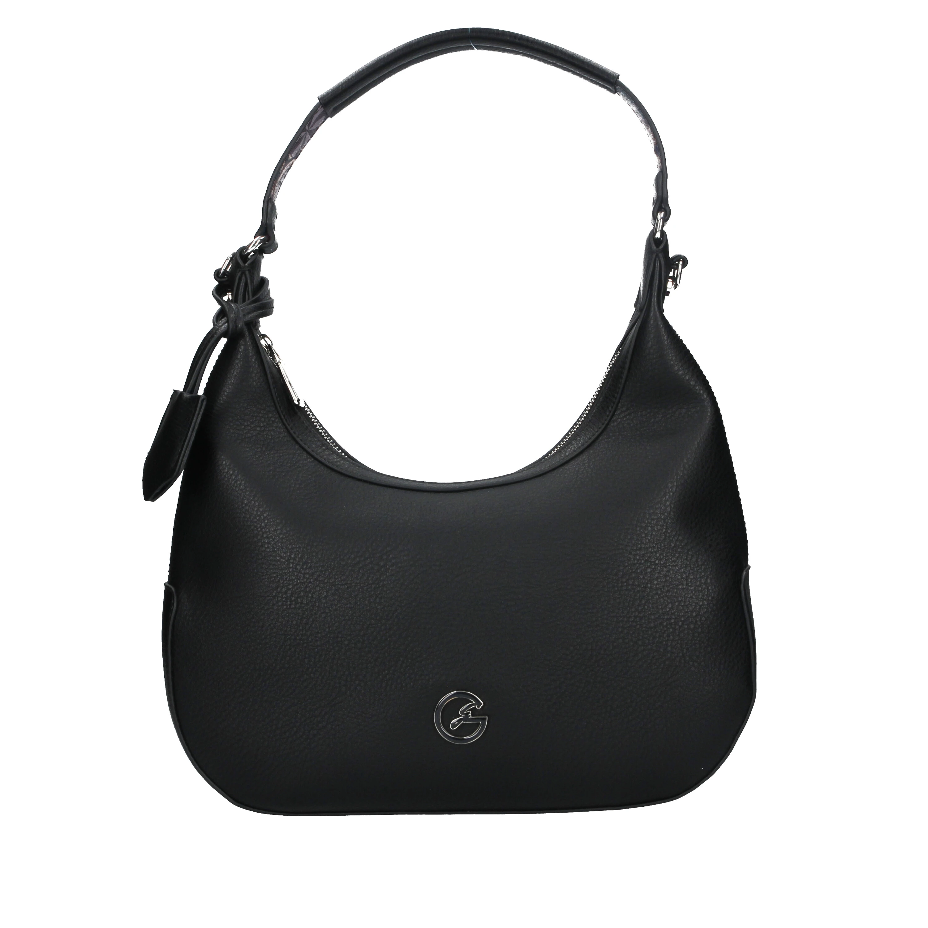 BORSA A SPALLA DENISE SOFT CON TRACOLLA DONNA NERO