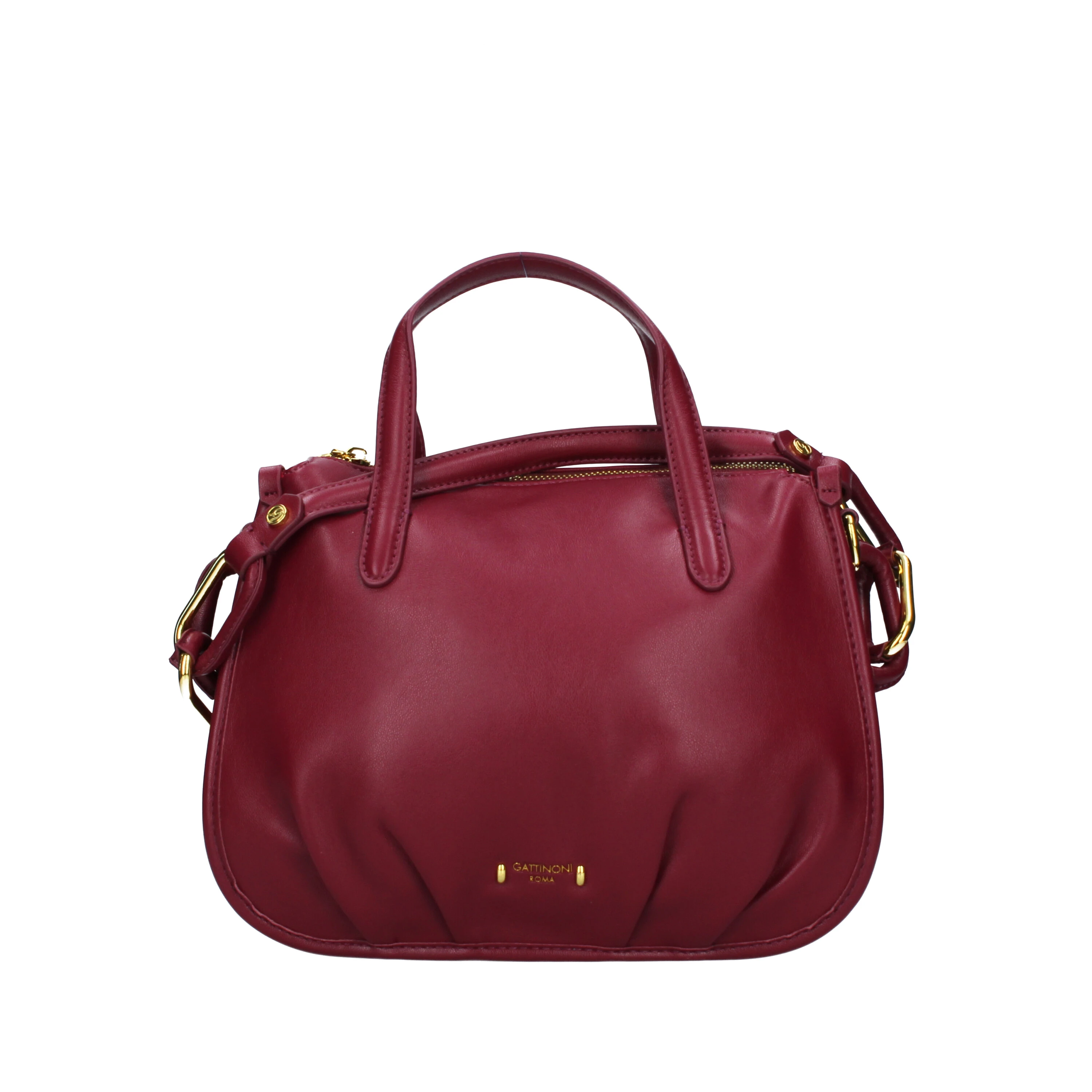 BORSA A SPALLA COVERAGE CON DOPPIO MANICO DONNA BORDEAUX