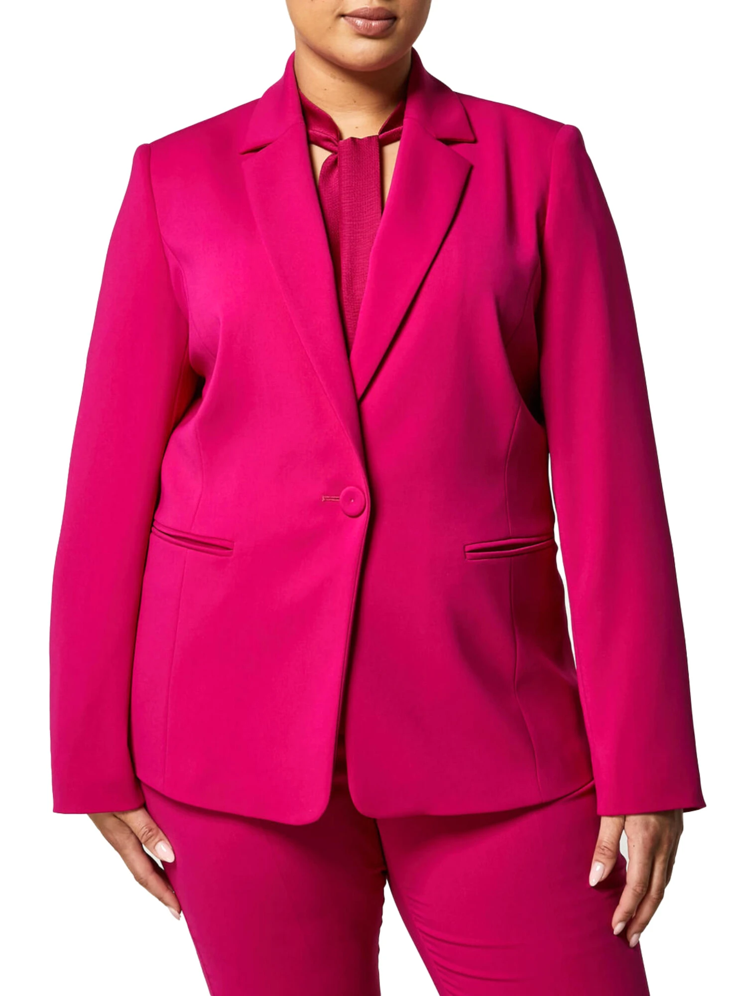 GIACCA BLAZER MONOPETTO DONNA VIOLA