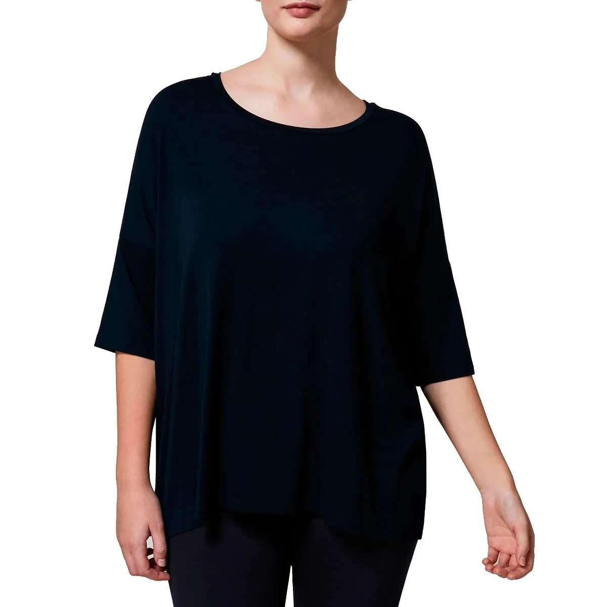 T-SHIRT MANICA CORTA DONNA NERO