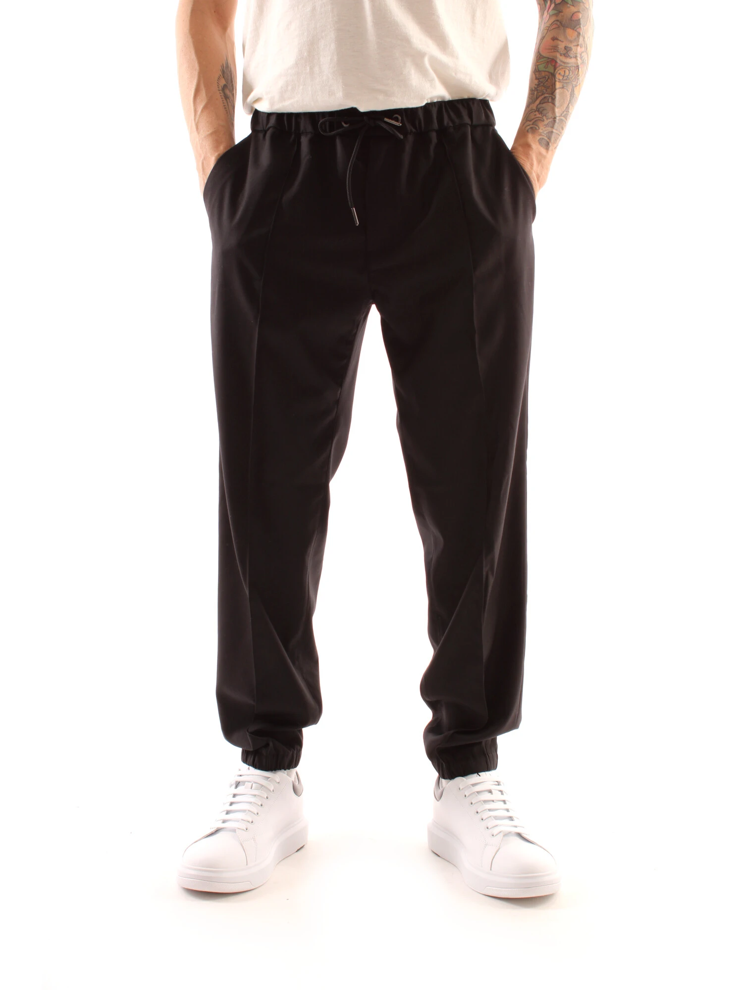 PANTALONI JOGGERS UOMO NERO