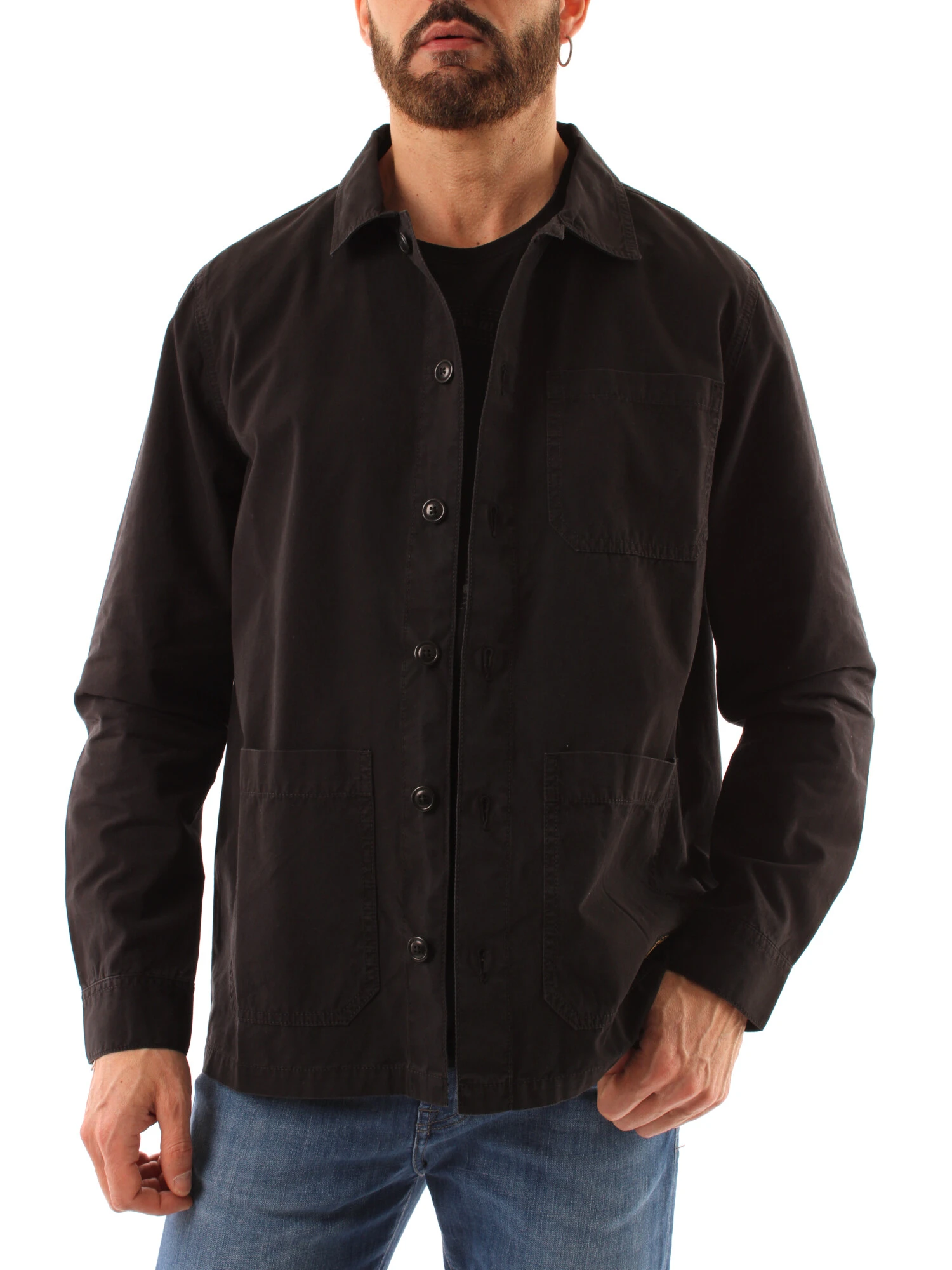 Barbour International GIACCA OVERSIZE UOMO NERO Step By Step Shop