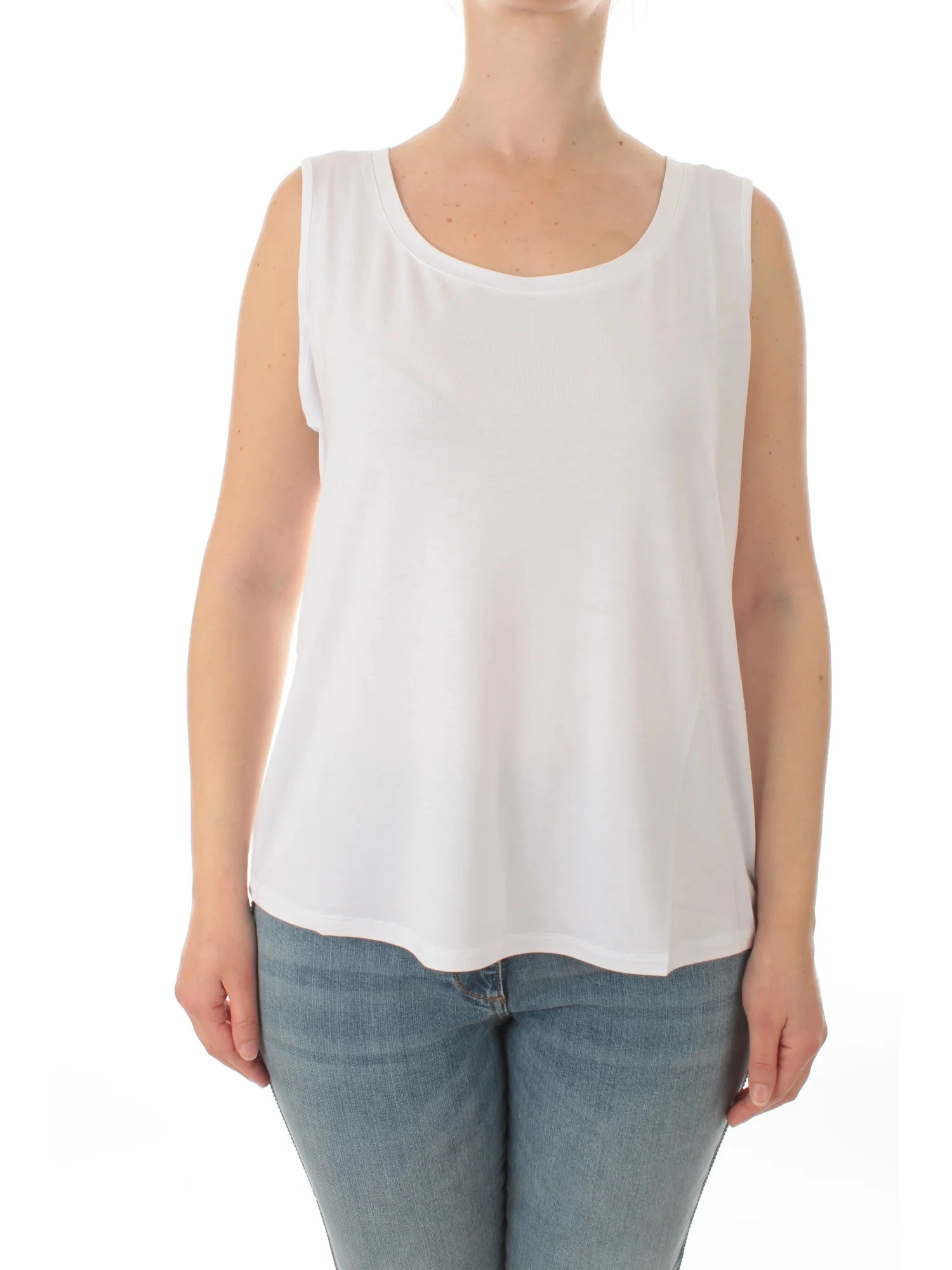 TOP IN MAGLIA DONNA BIANCO