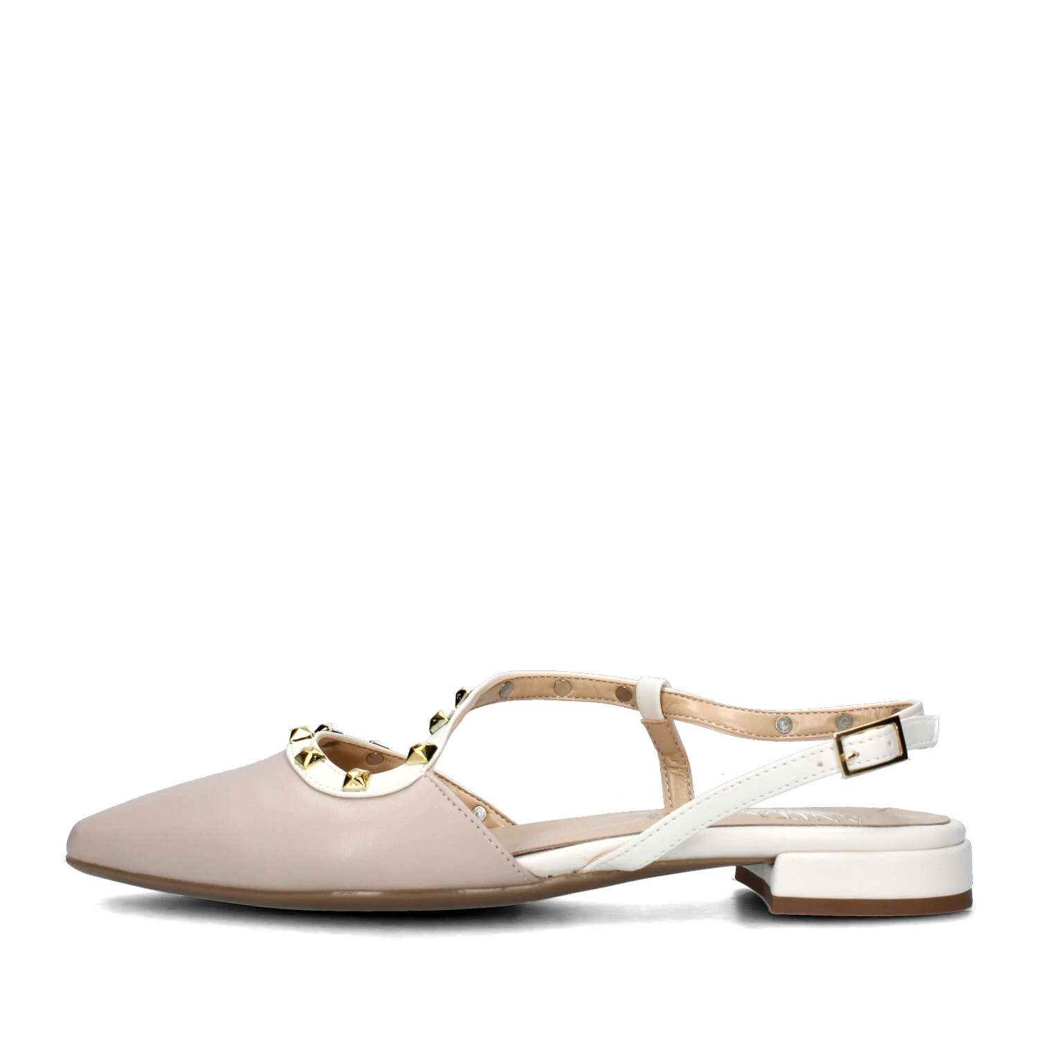 SLINGBACK CON BORCHIE DONNA BEIGE