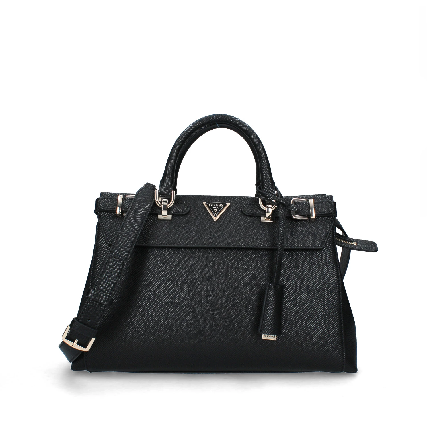 BORSA A MANO LEVANTE LUXURY SATCHEL DONNA NERO