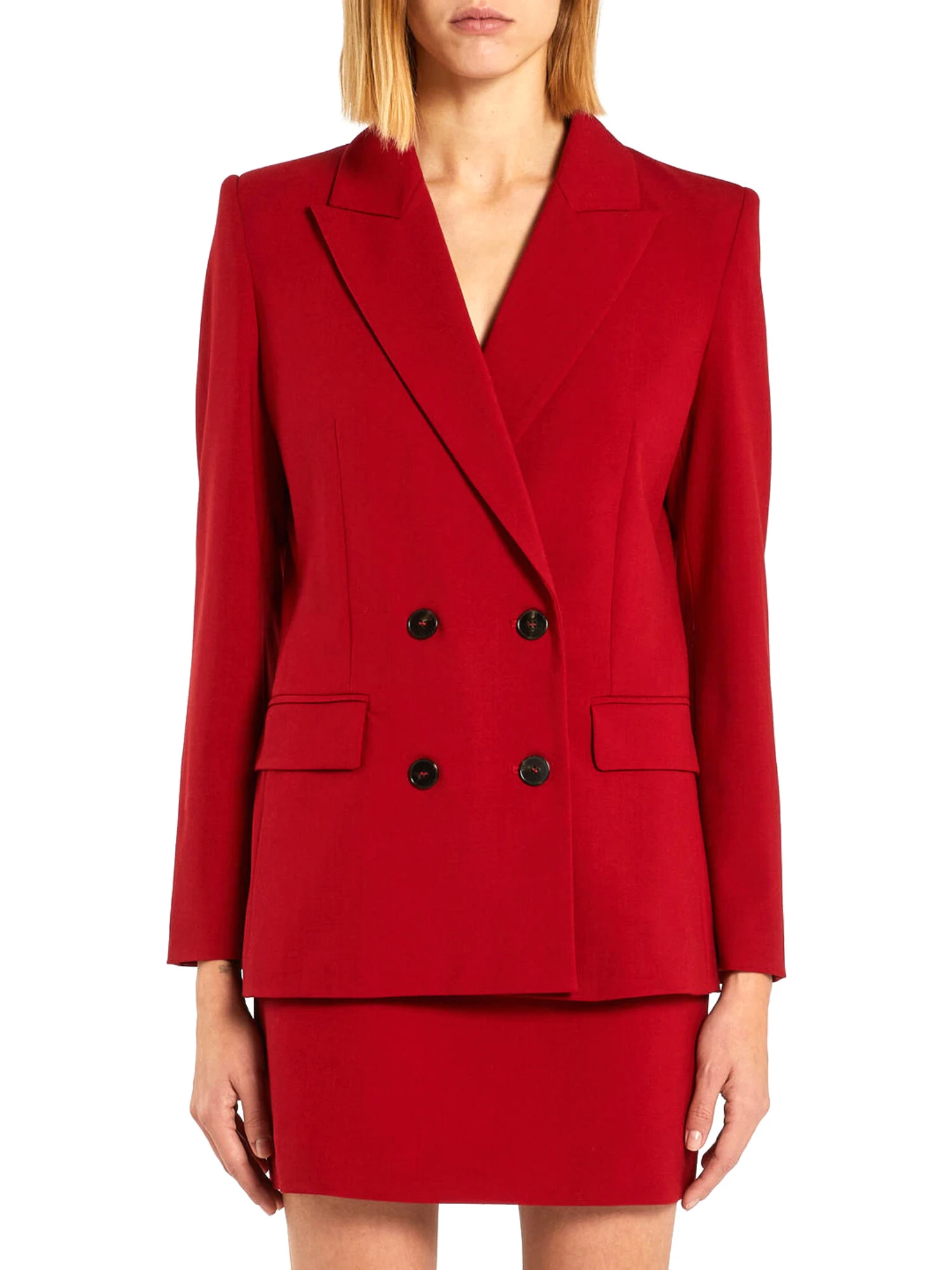 BLAZER DOPPIOPETTO DONNA ROSSO