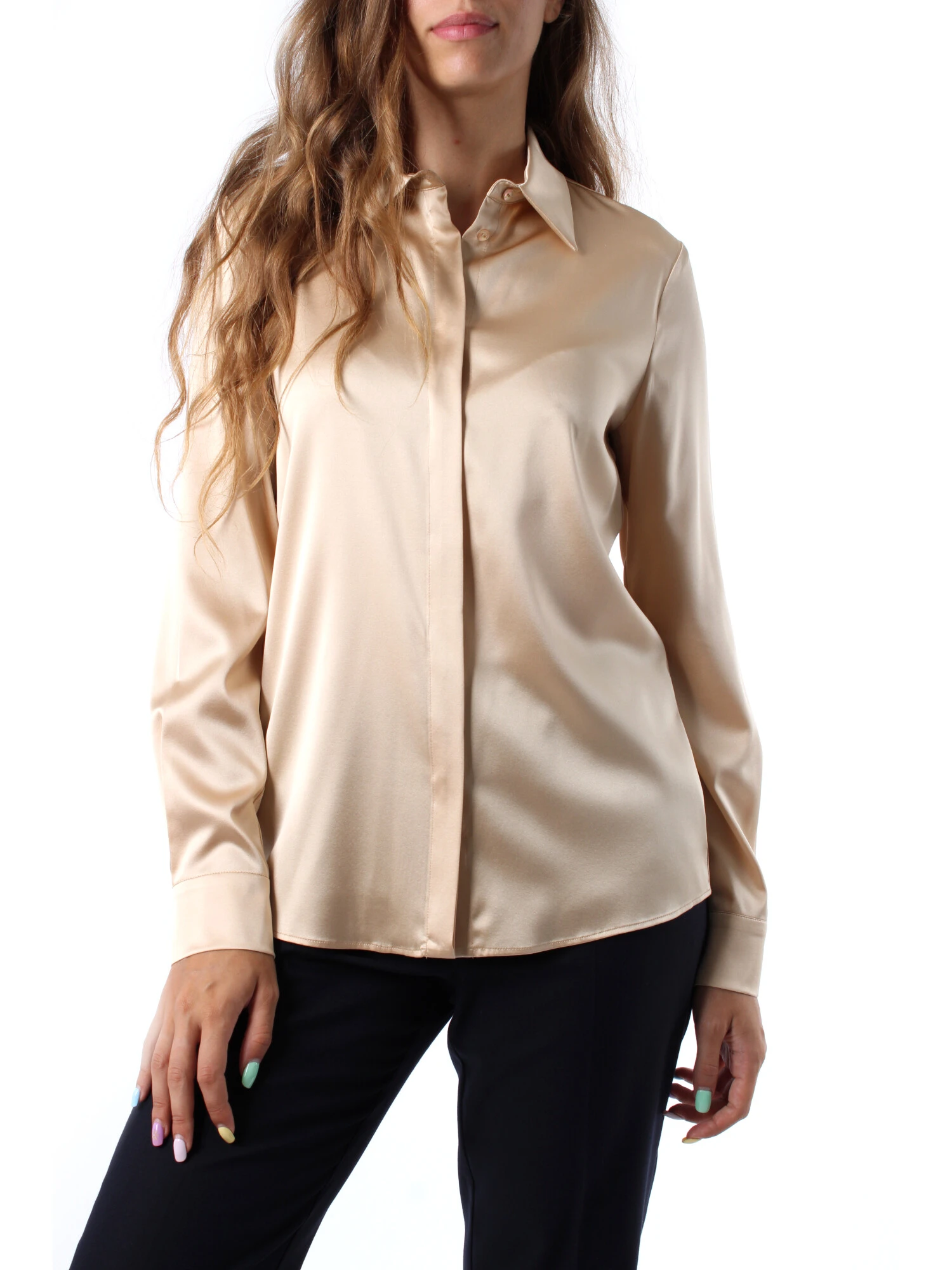 Camicia in raso donna best sale