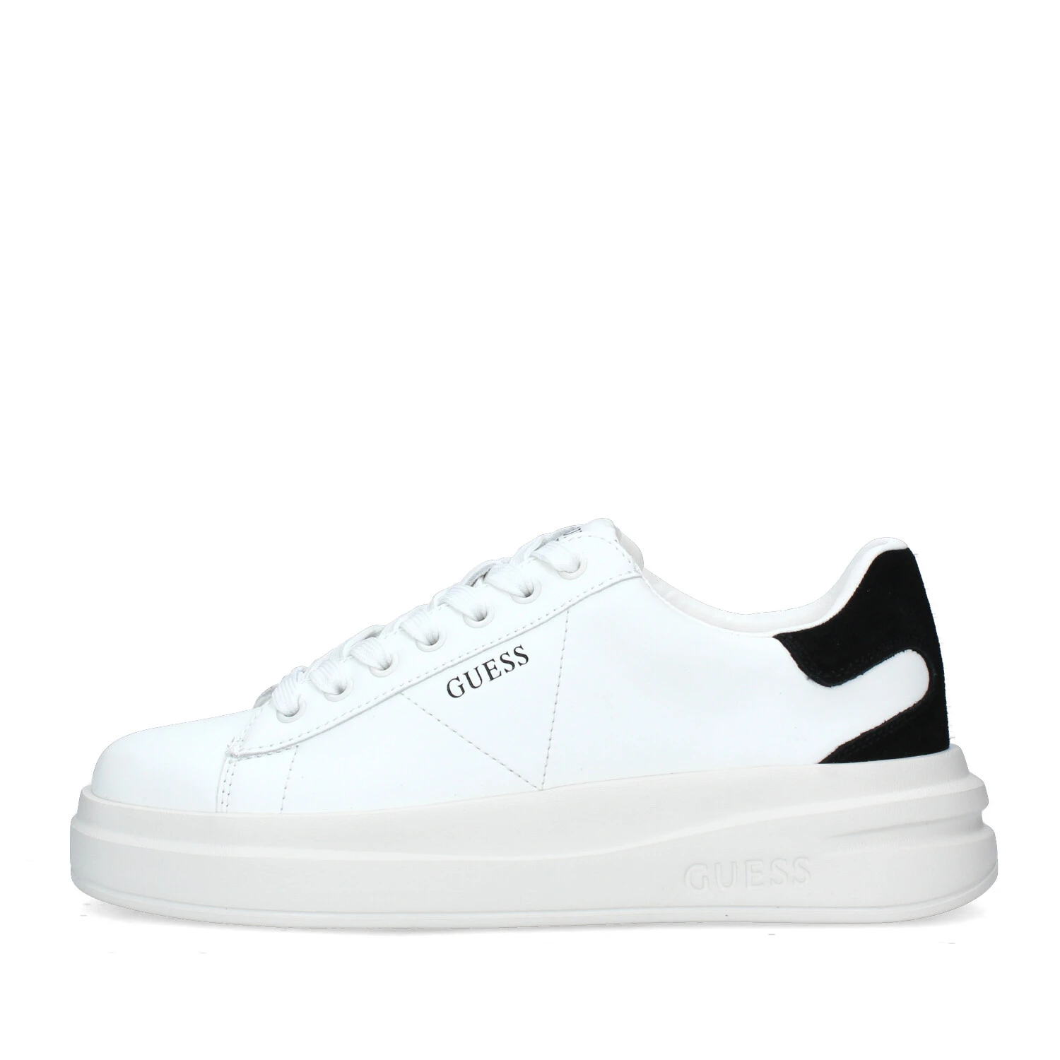 SNEAKERS PLATFORM ELBINA CON TALLONE NERO DONNA BIANCO