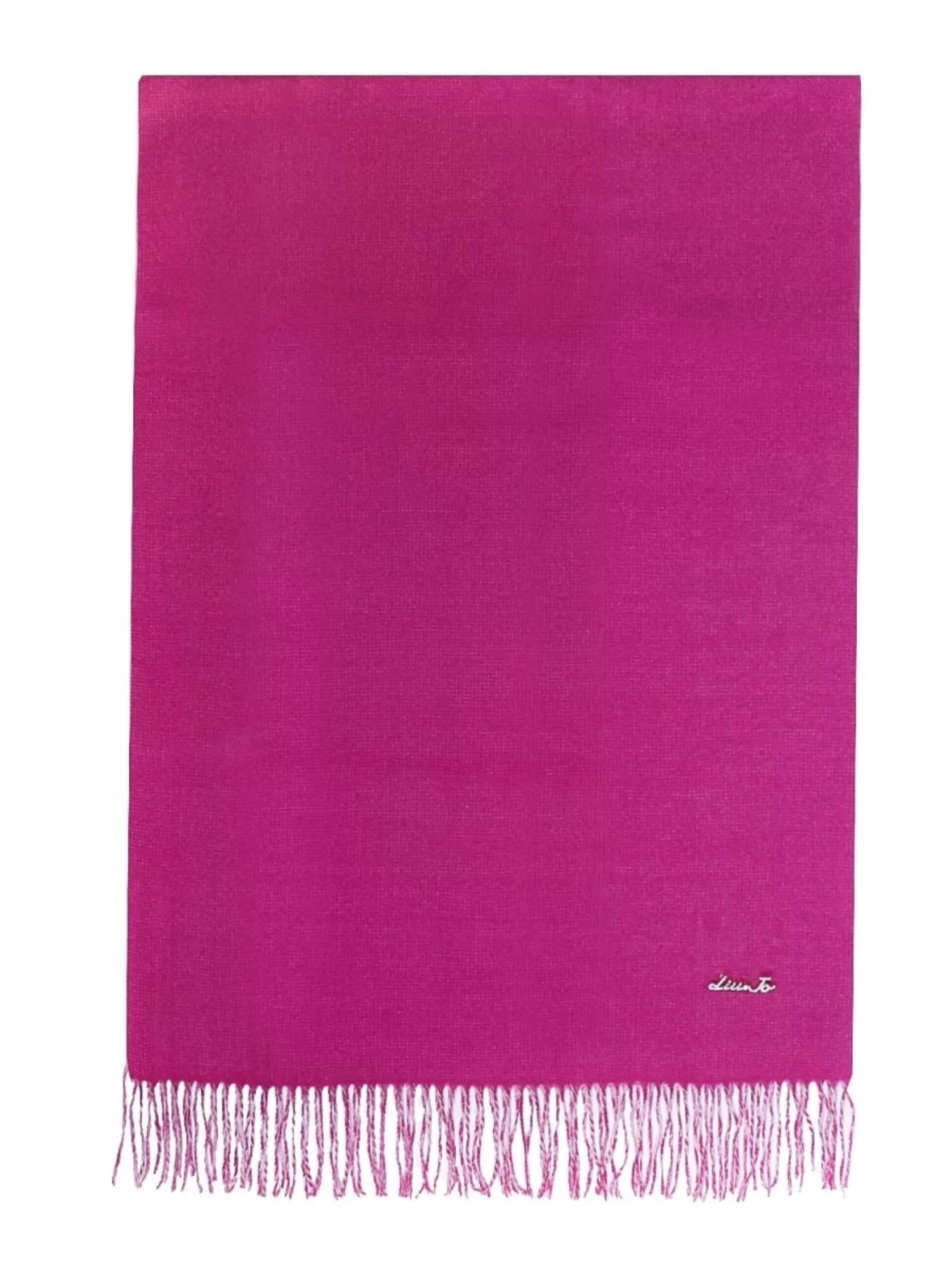 SCIARPA CON SPILLA DONNA FUCSIA