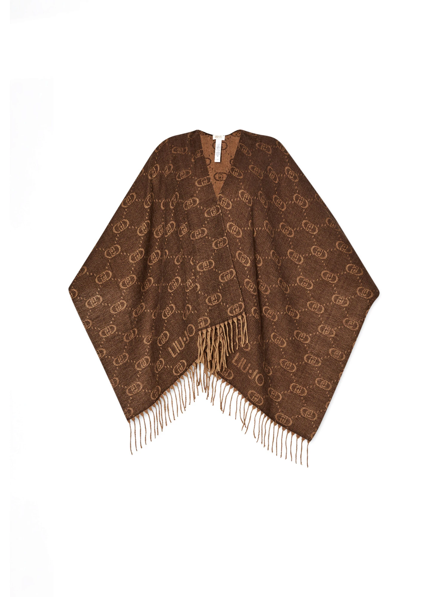 PONCHO MONOGRAM DONNA MARRONE