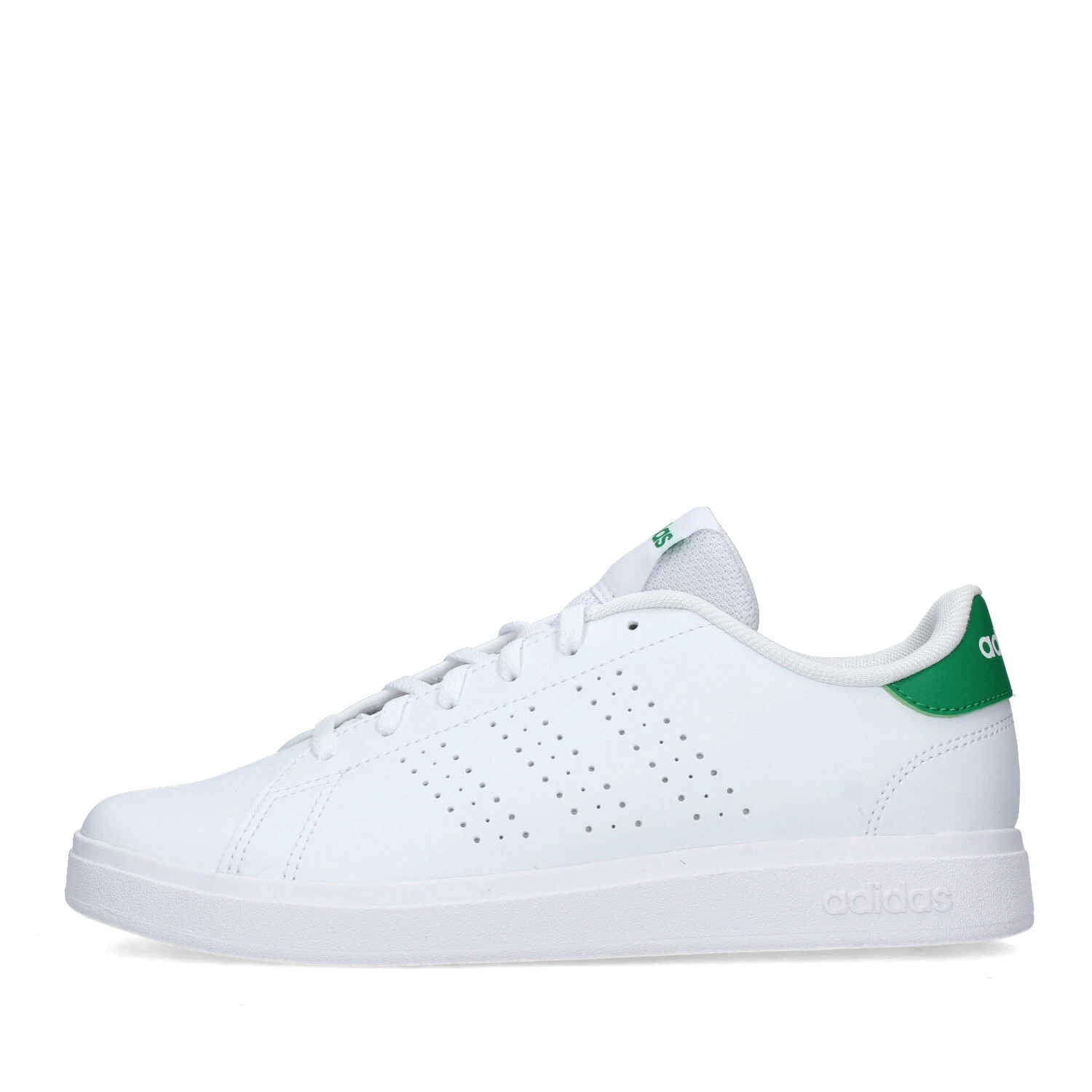 SNEAKERS BASSE ADVANTAGE BASE 2.0 DONNA BIANCO VERDE